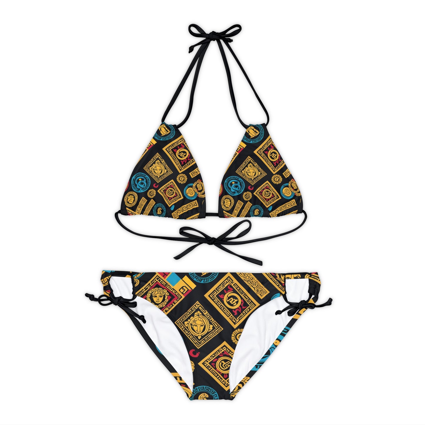 Burning Guitars Strappy Bikini Set