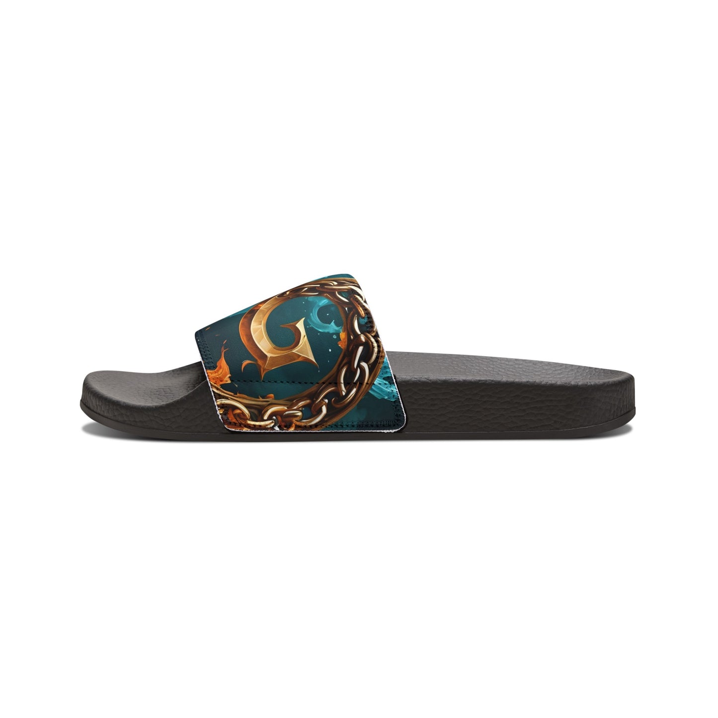 BG Chain Women's PU Slide Sandals