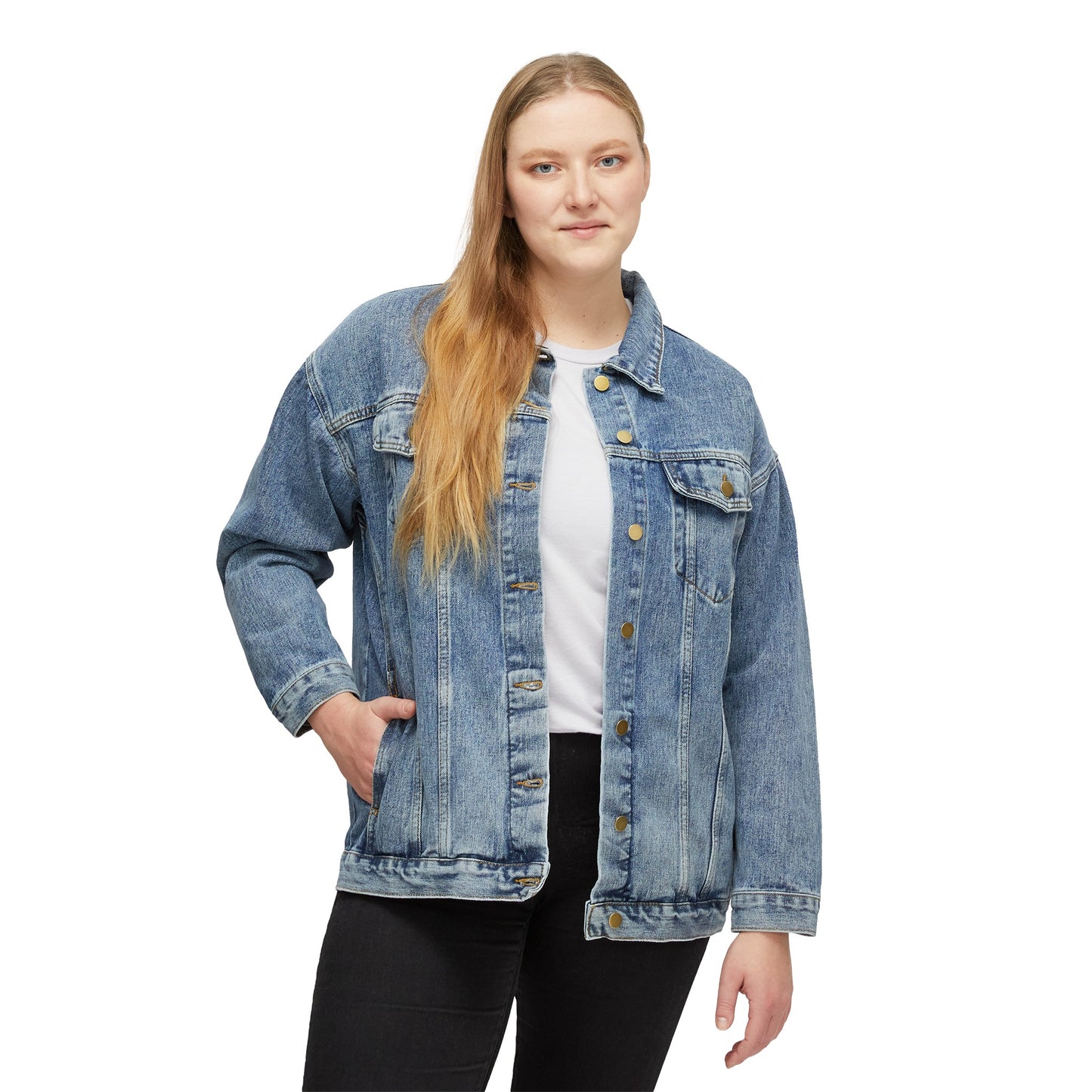 BG Fashion Week Runway Women's Denim Jacket by Burning Guitars