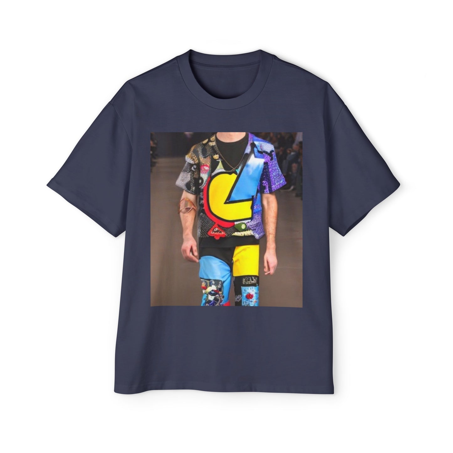 Fashion Week Men's Heavy Oversized Tee by Burning Guitars