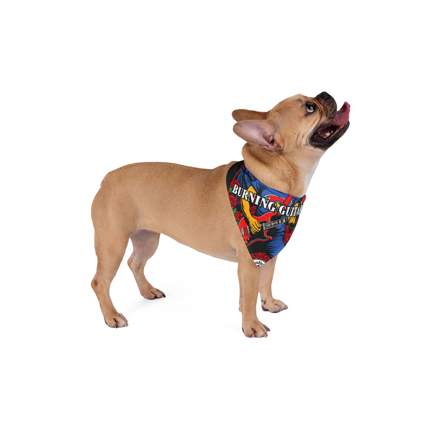 Burning Guitars Rockstar Pet Bandana