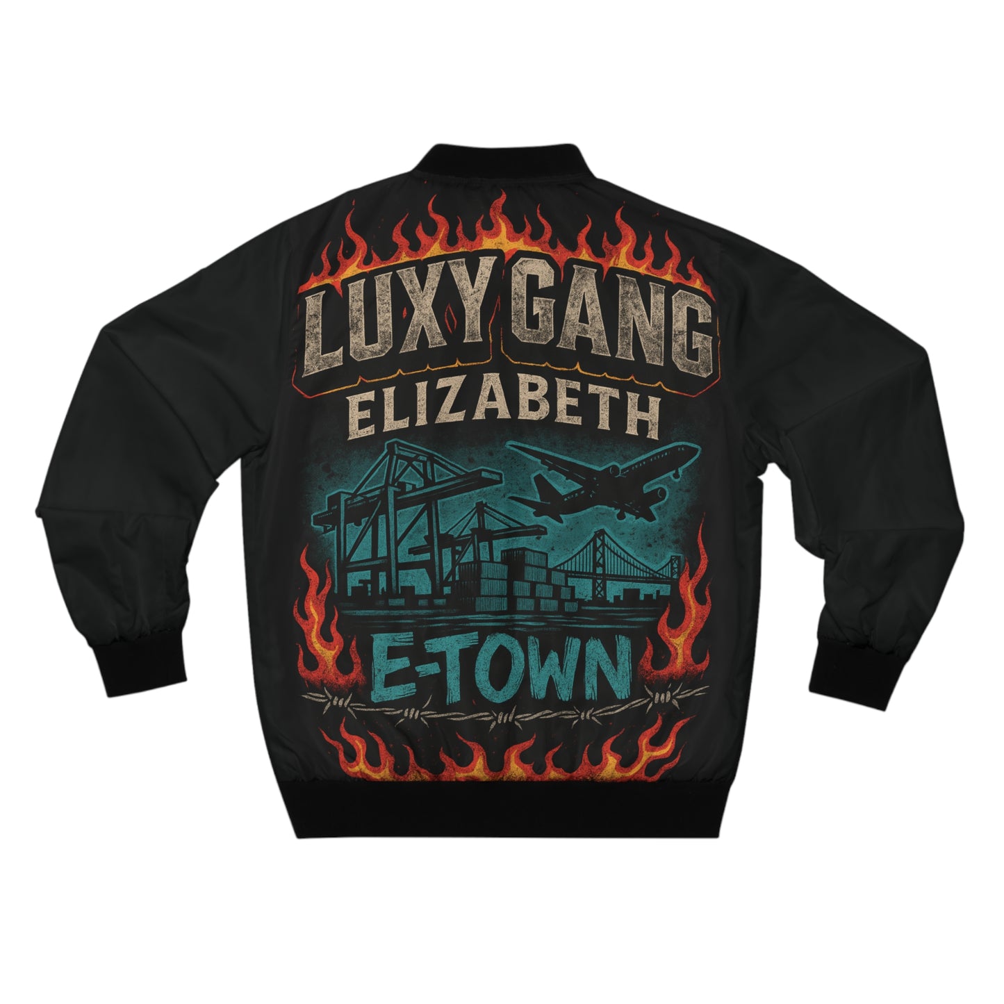 Luxy Gang Elizabeth E-Town Men's Bomber Jacket (AOP)
