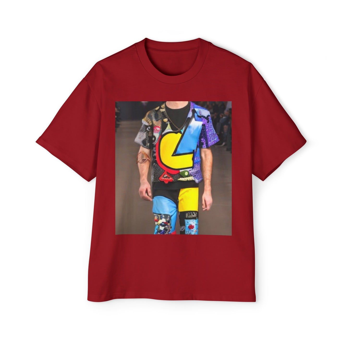 Fashion Week Men's Heavy Oversized Tee by Burning Guitars