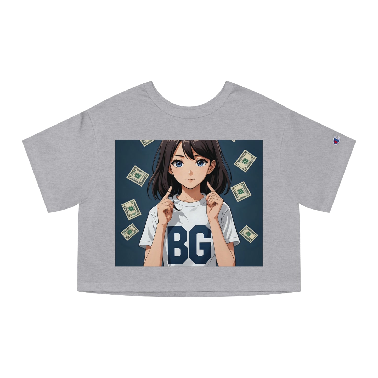 Champion & Burning Guitars Collab Collection Women's Cropped Tee Shirt