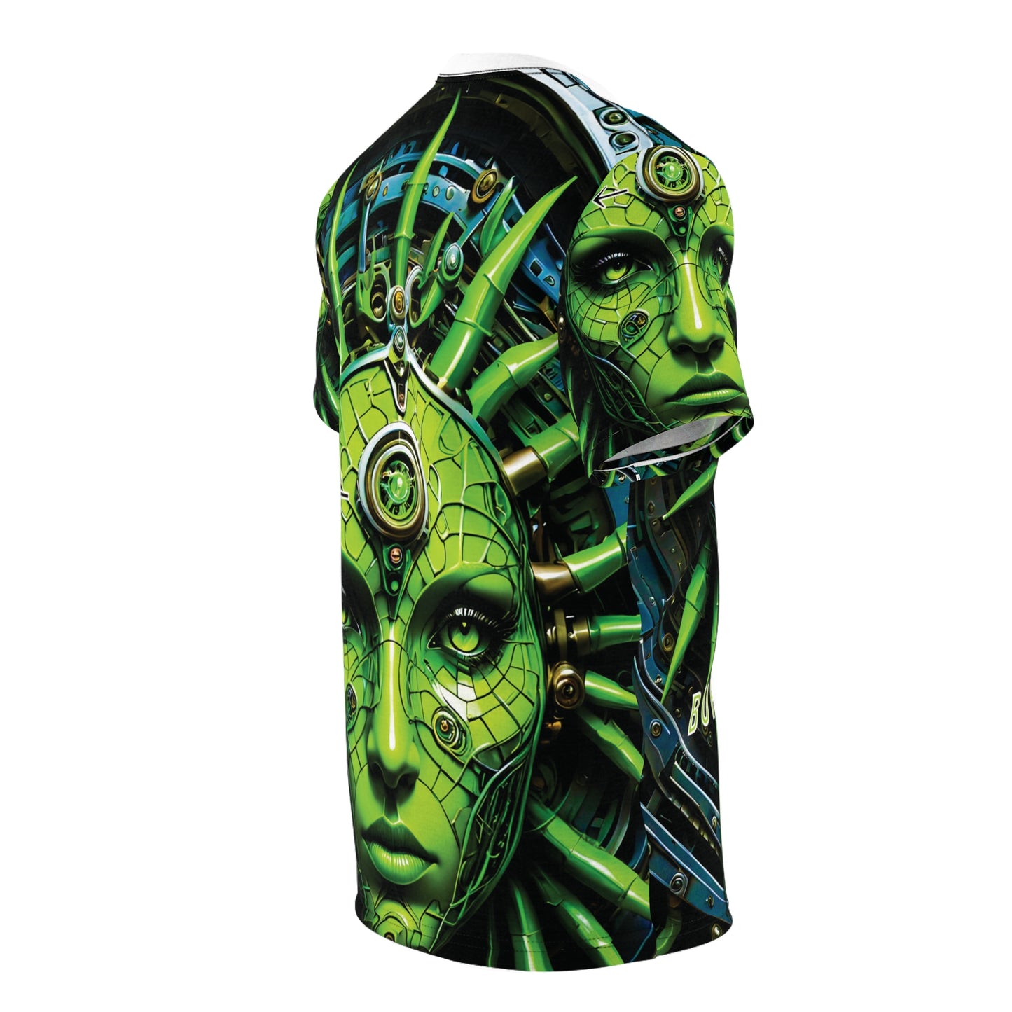 BG Necessities Neon Face Unisex Cut & Sew Tee by Burning Guitars
