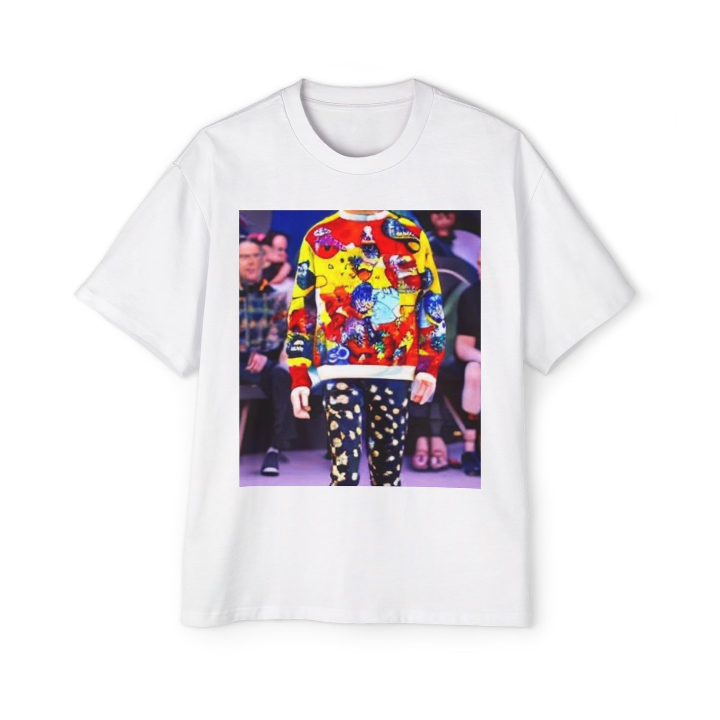 Fashion Week Men's Heavy Oversized Tee by Burning Guitars
