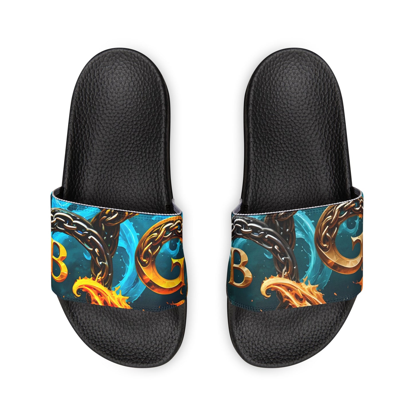 BG Chain Women's PU Slide Sandals