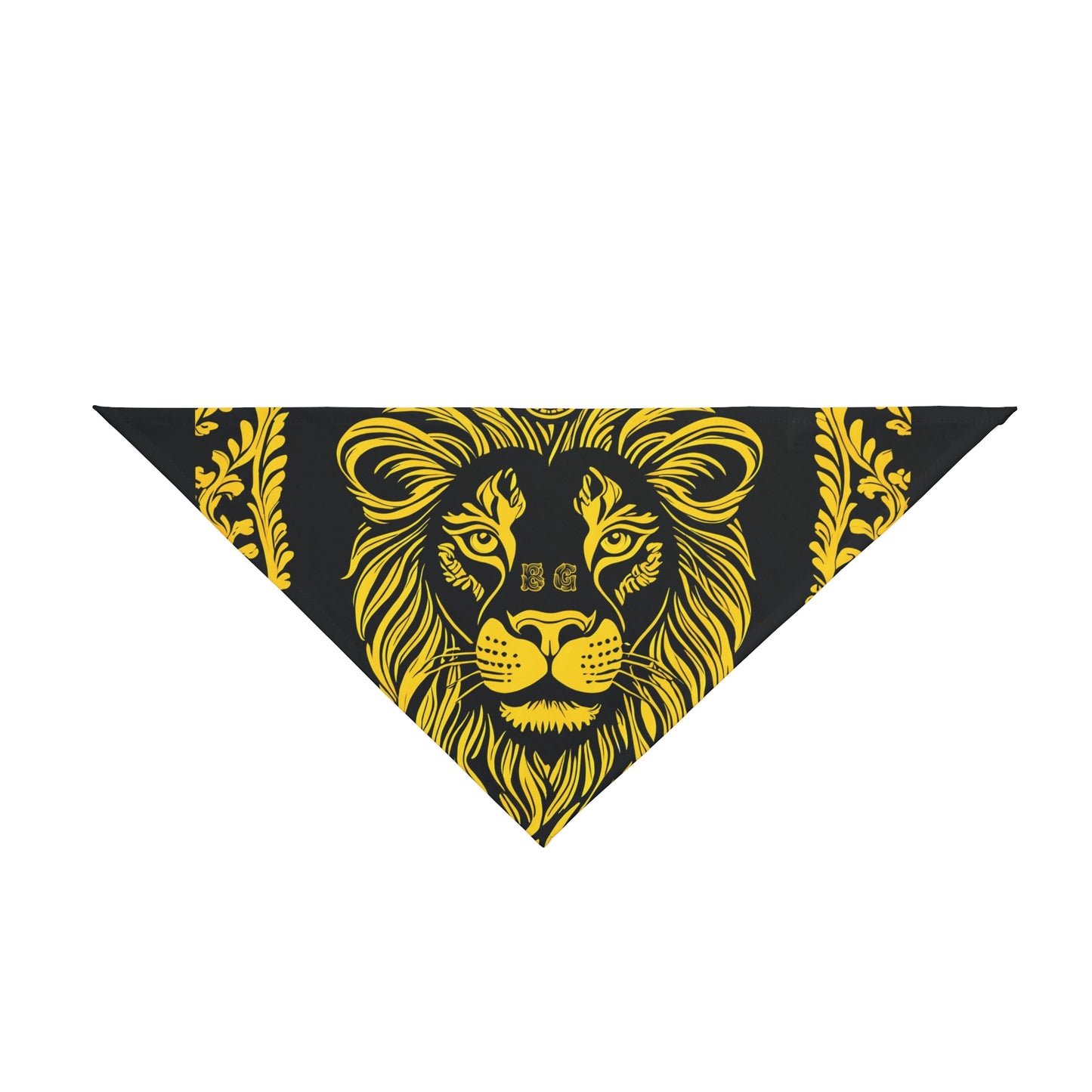 BG Necessities Lion Head Pet Bandana by Burning Guitars
