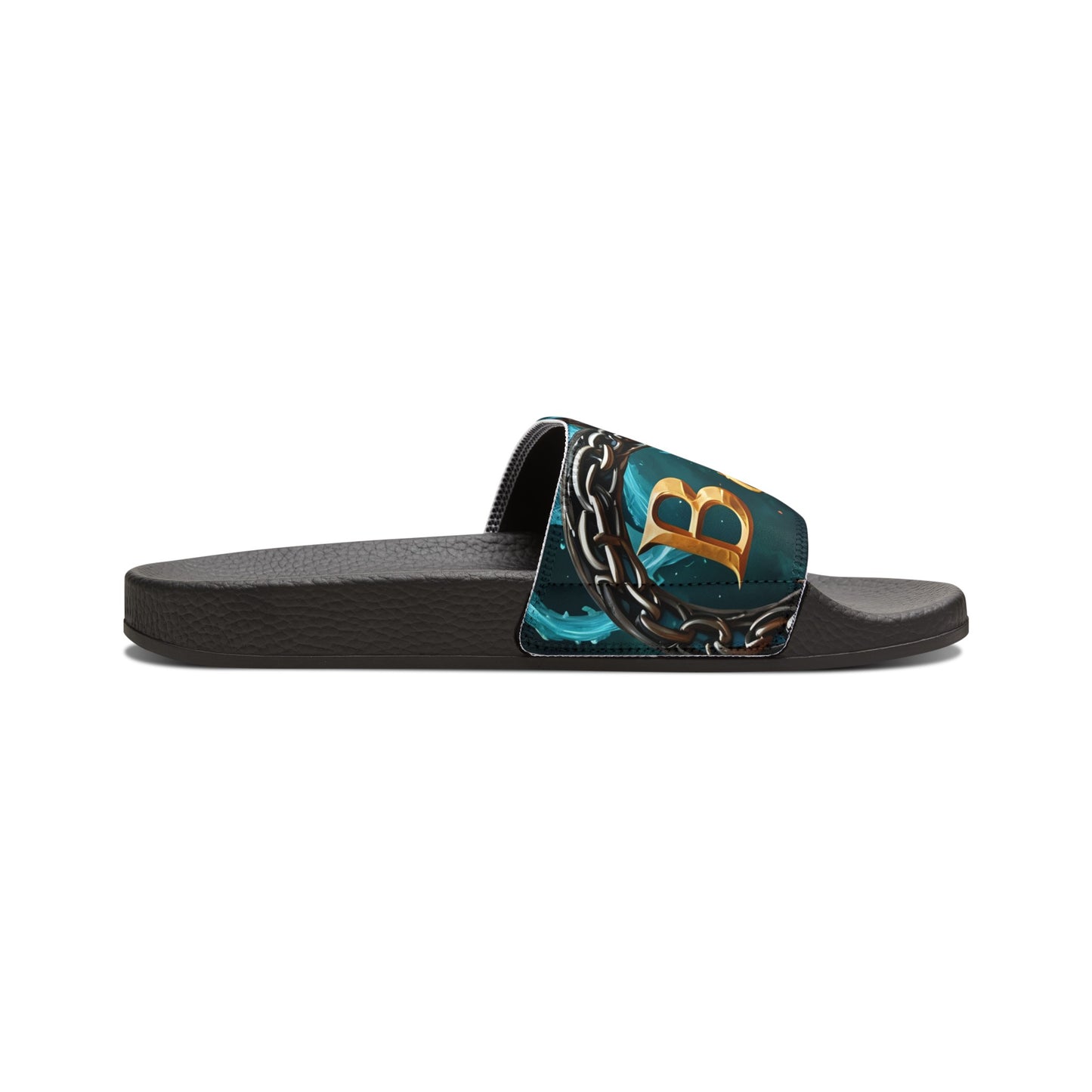 BG Chain Women's PU Slide Sandals