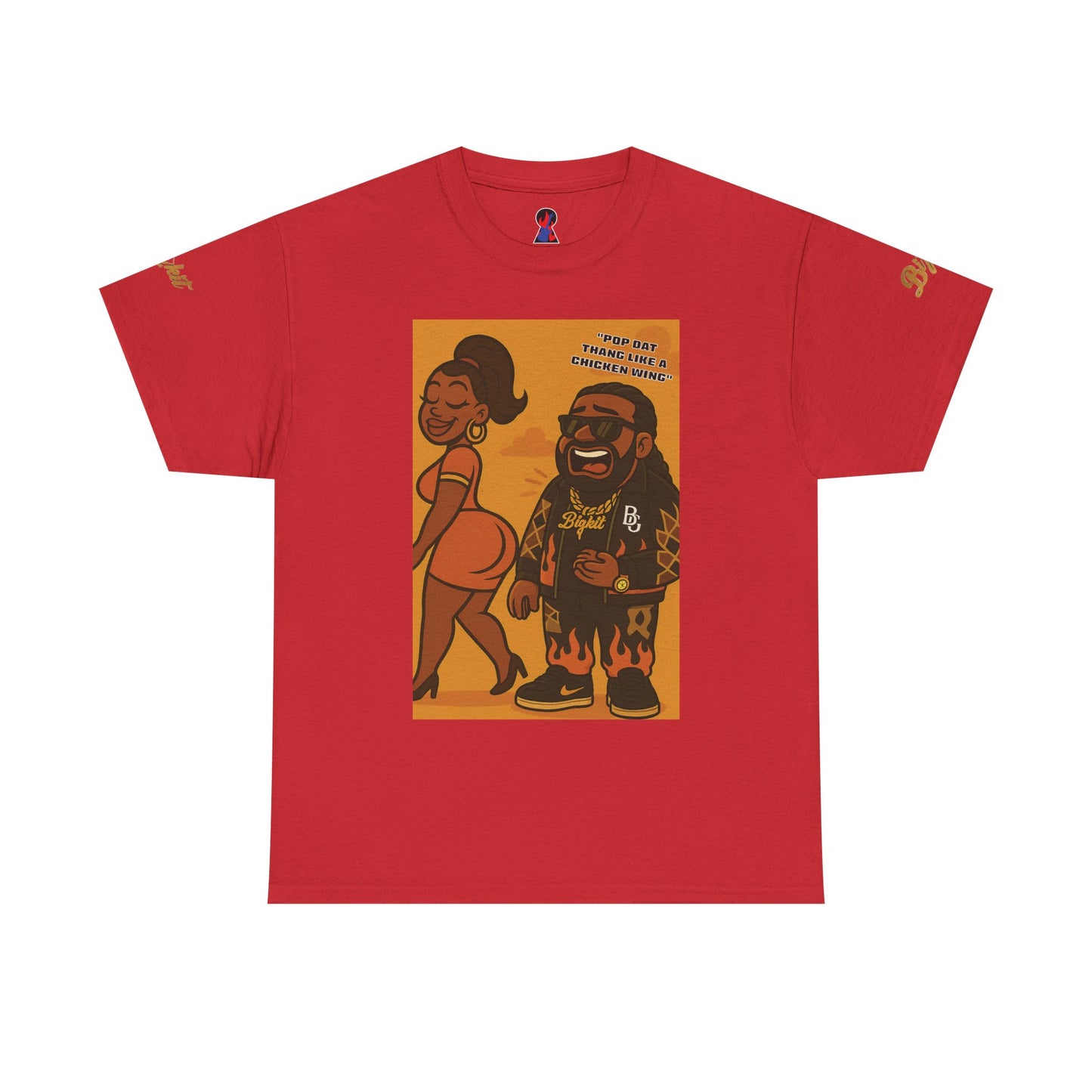 Meme/Parody Unisex Tee - BizkitBNB Limited Edition DTG Printed Cotton Shirt with Peter Griffin, The Chicken, Brian, Rick n Morty Design