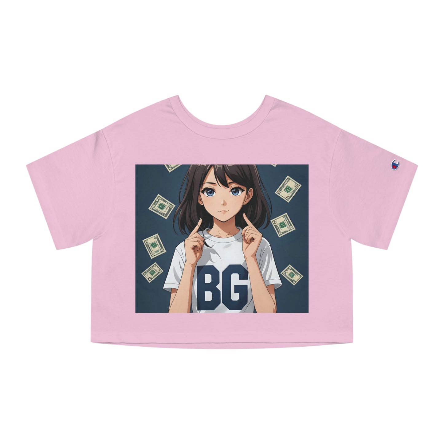 Champion & Burning Guitars Collab Collection Women's Cropped Tee Shirt