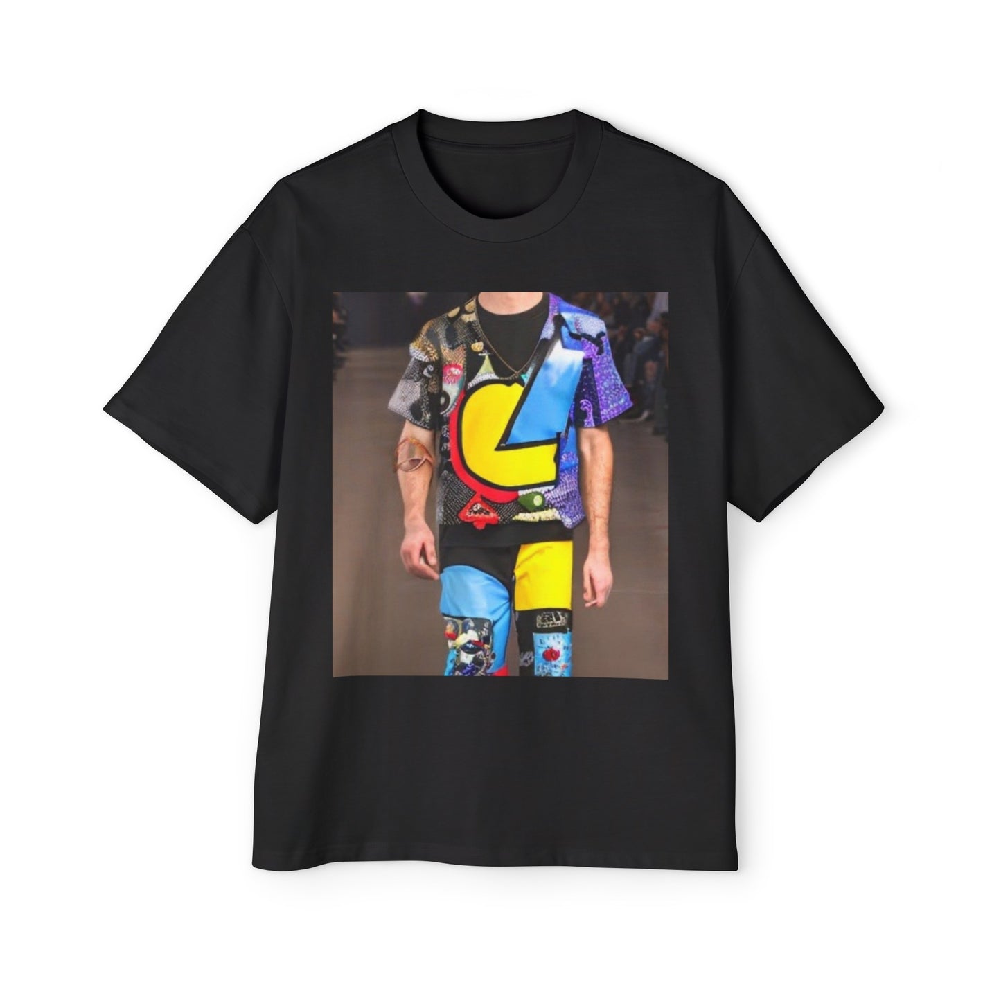 Fashion Week Men's Heavy Oversized Tee by Burning Guitars