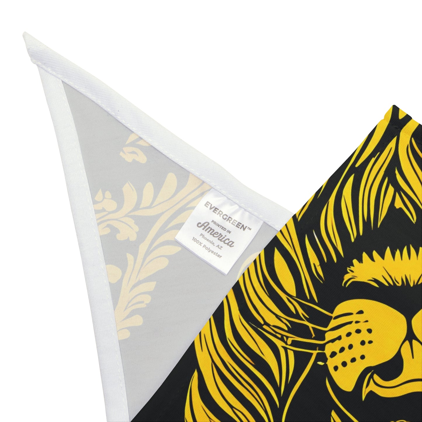 BG Necessities Lion Head Pet Bandana by Burning Guitars