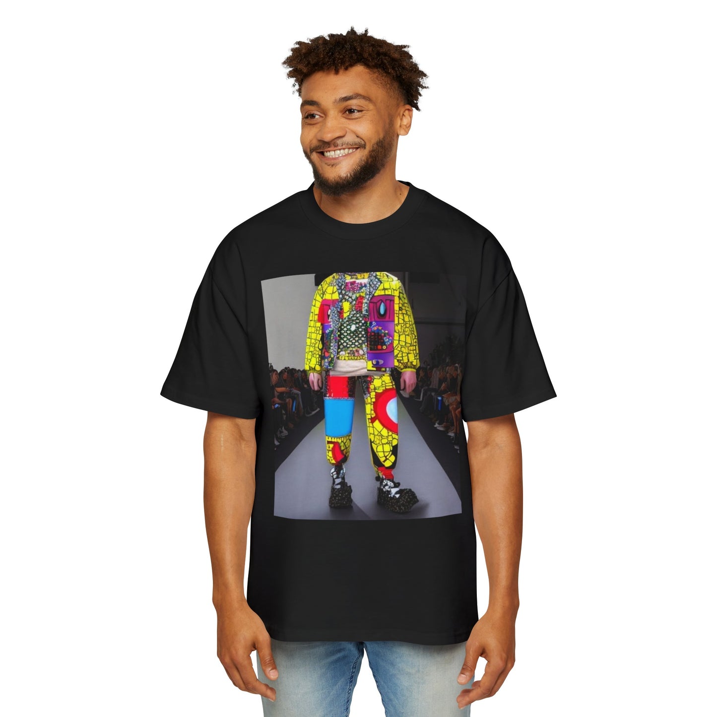 Fashion Week Men's Heavy Oversized Tee by Burning Guitars