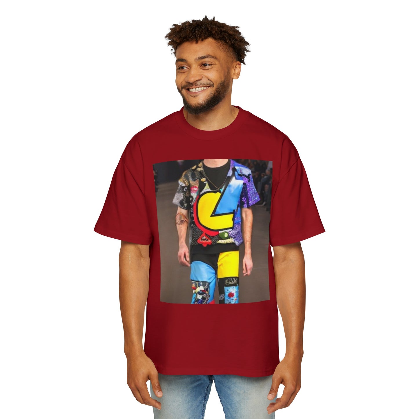 Fashion Week Men's Heavy Oversized Tee by Burning Guitars