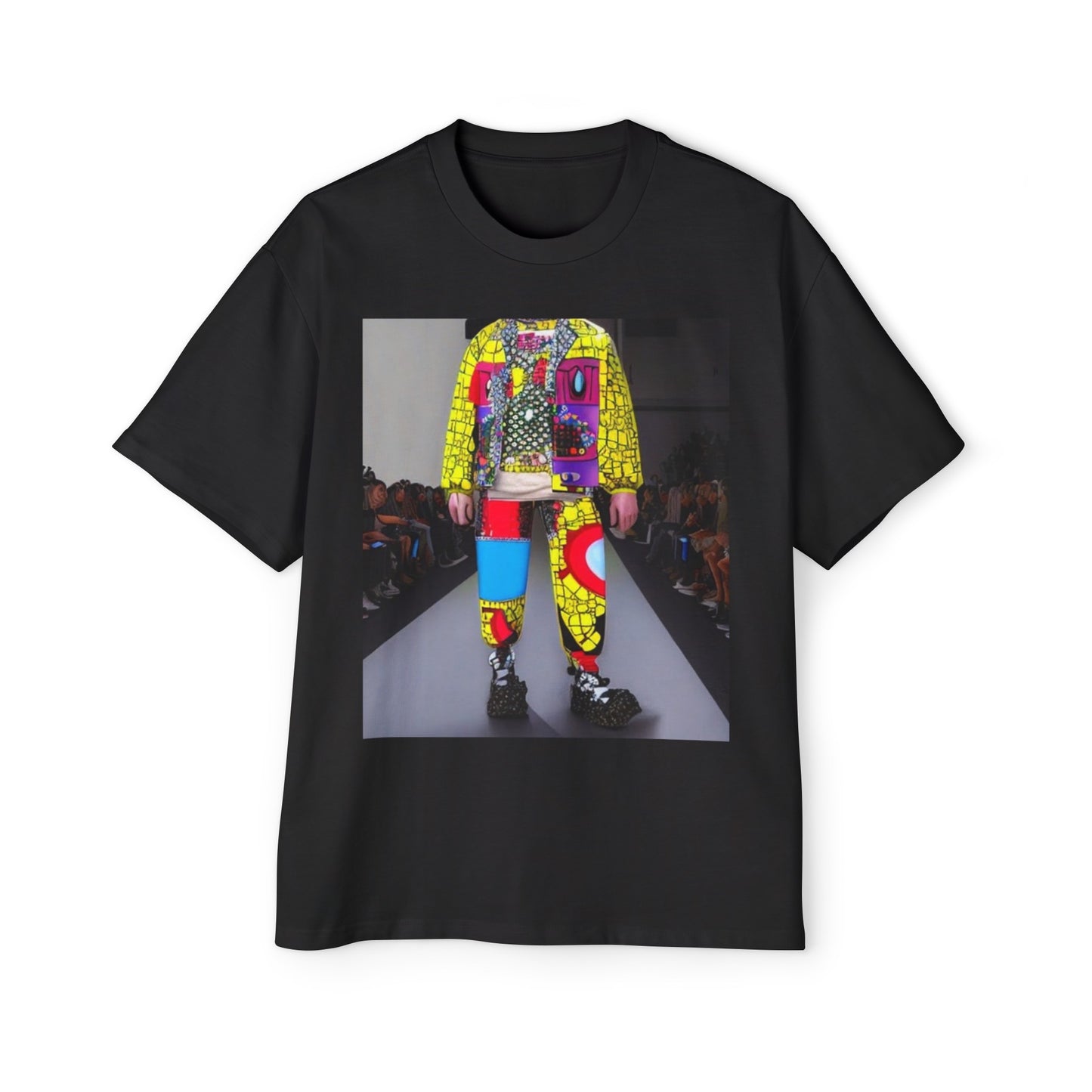 Fashion Week Men's Heavy Oversized Tee by Burning Guitars