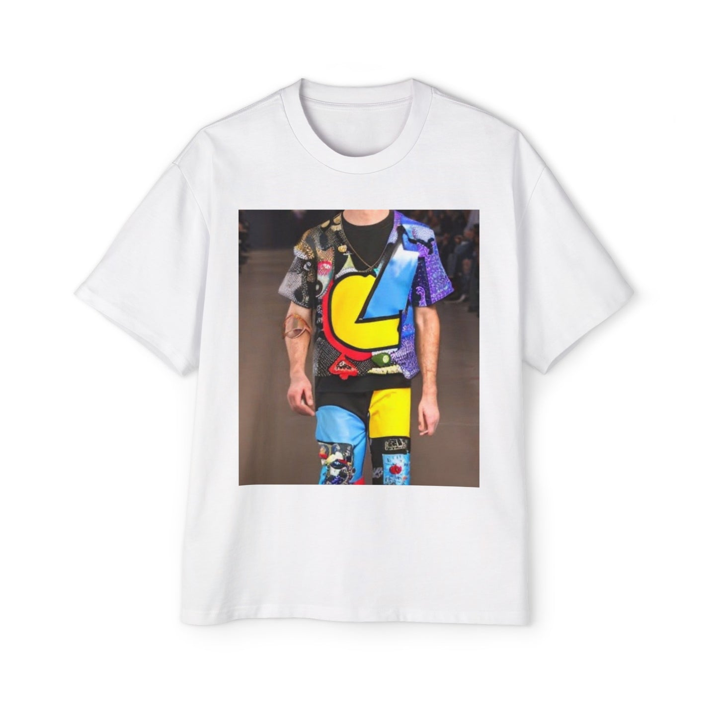 Fashion Week Men's Heavy Oversized Tee by Burning Guitars
