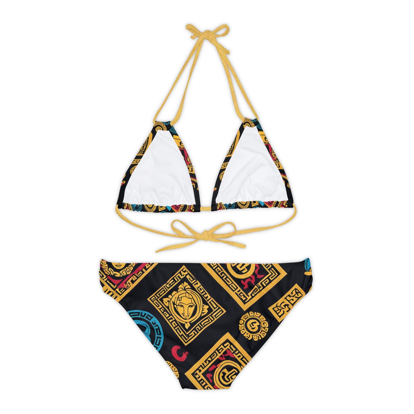 Burning Guitars Strappy Bikini Set