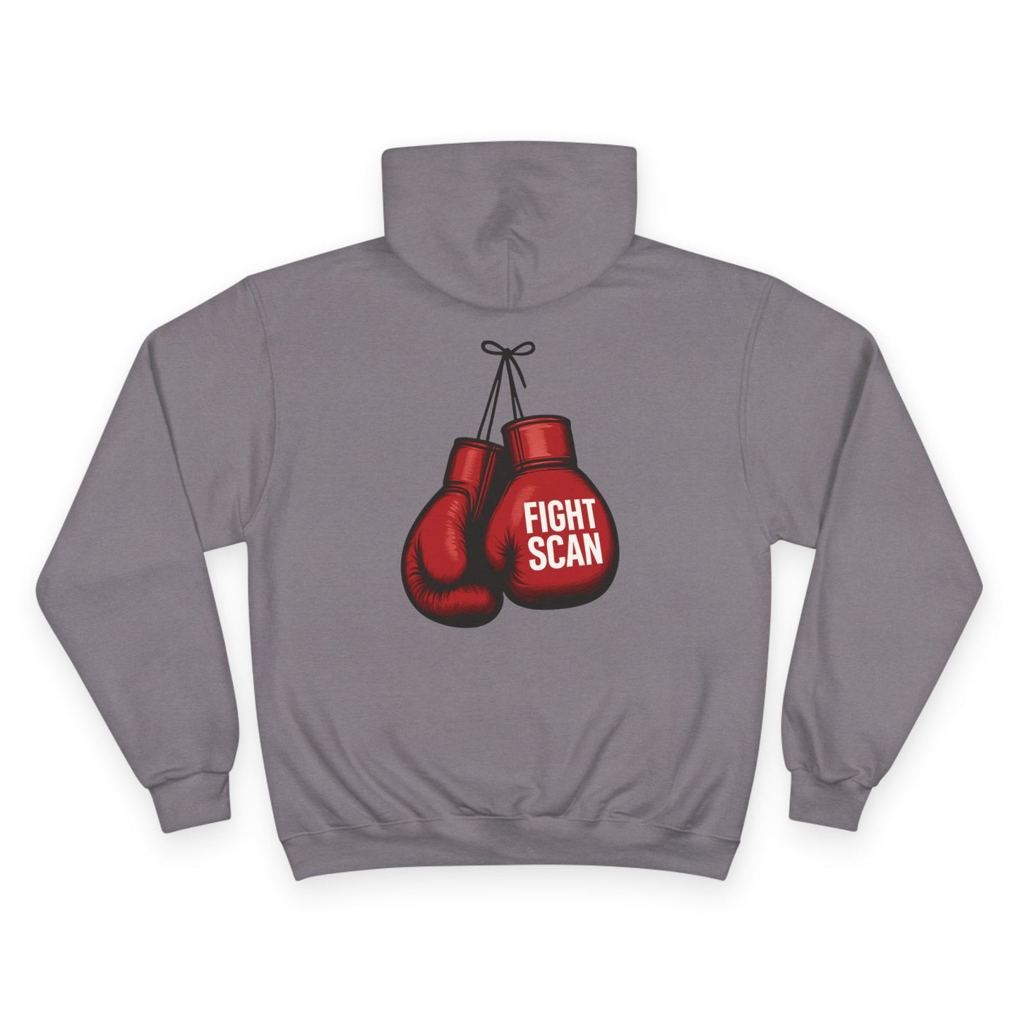Fight Scan Ai Champion Hoodie - Freeway Ricky Ross Fight Scan Collaboration Collection by Smiley Jonez from Burning Guitars