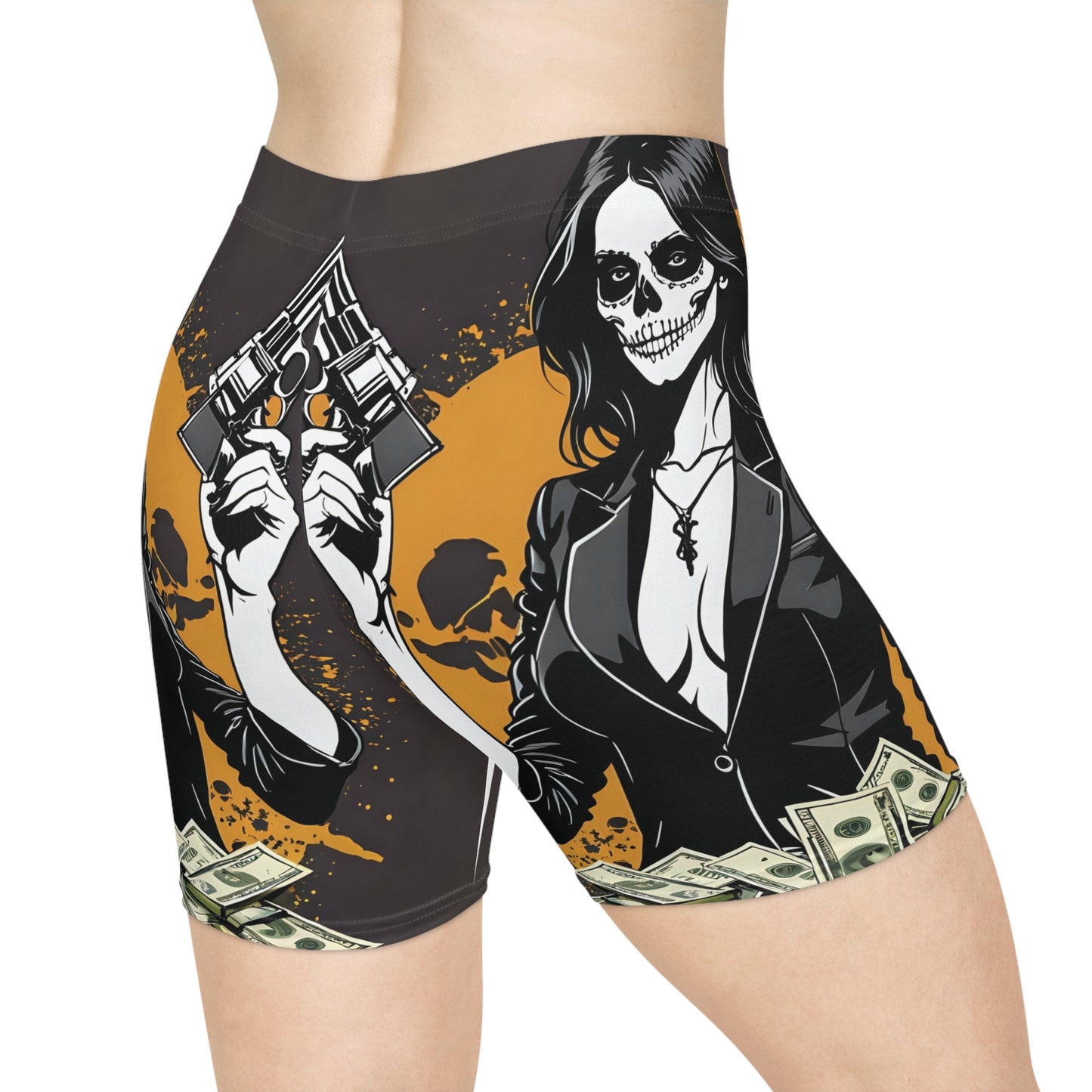 BG Guns Women's Biker Shorts