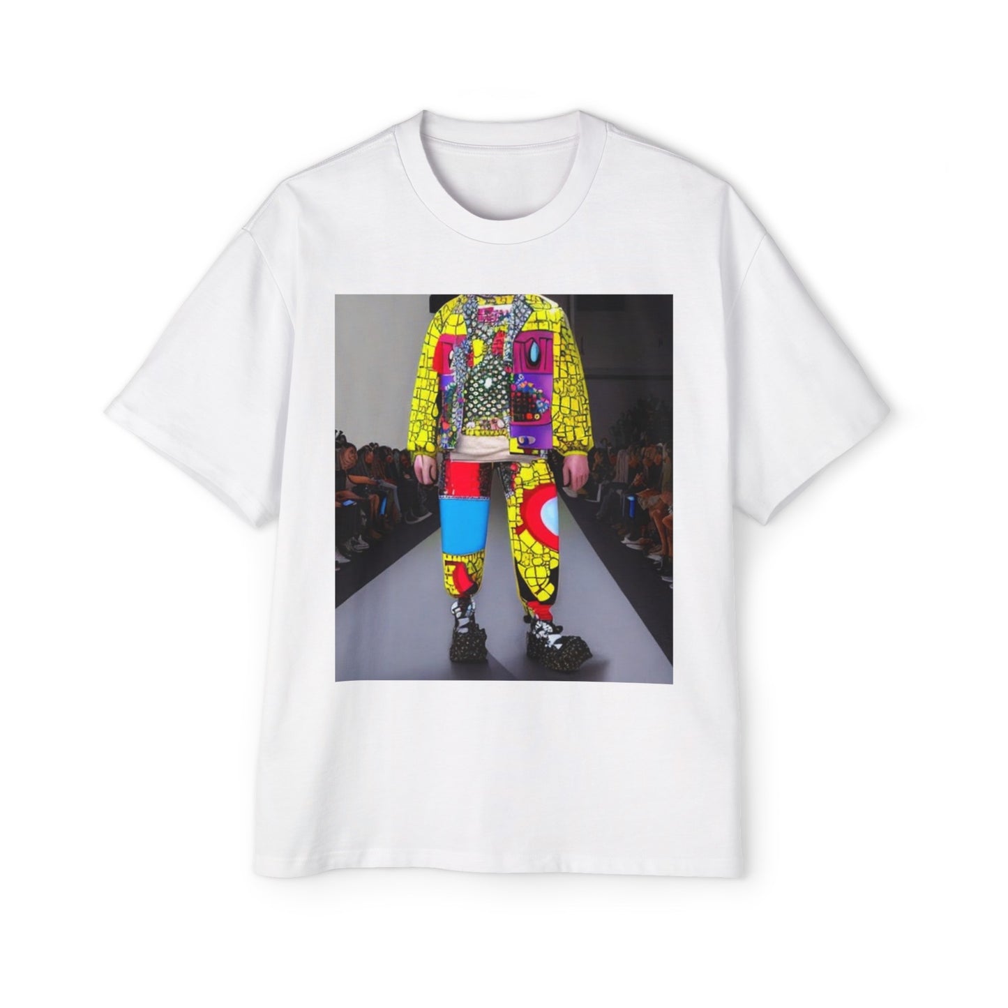 Fashion Week Men's Heavy Oversized Tee by Burning Guitars