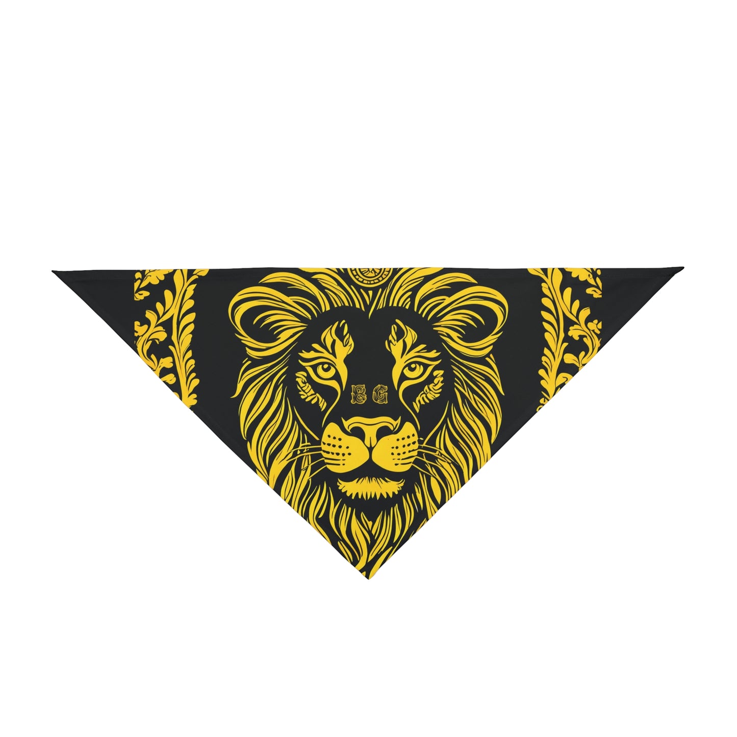 BG Necessities Lion Head Pet Bandana by Burning Guitars