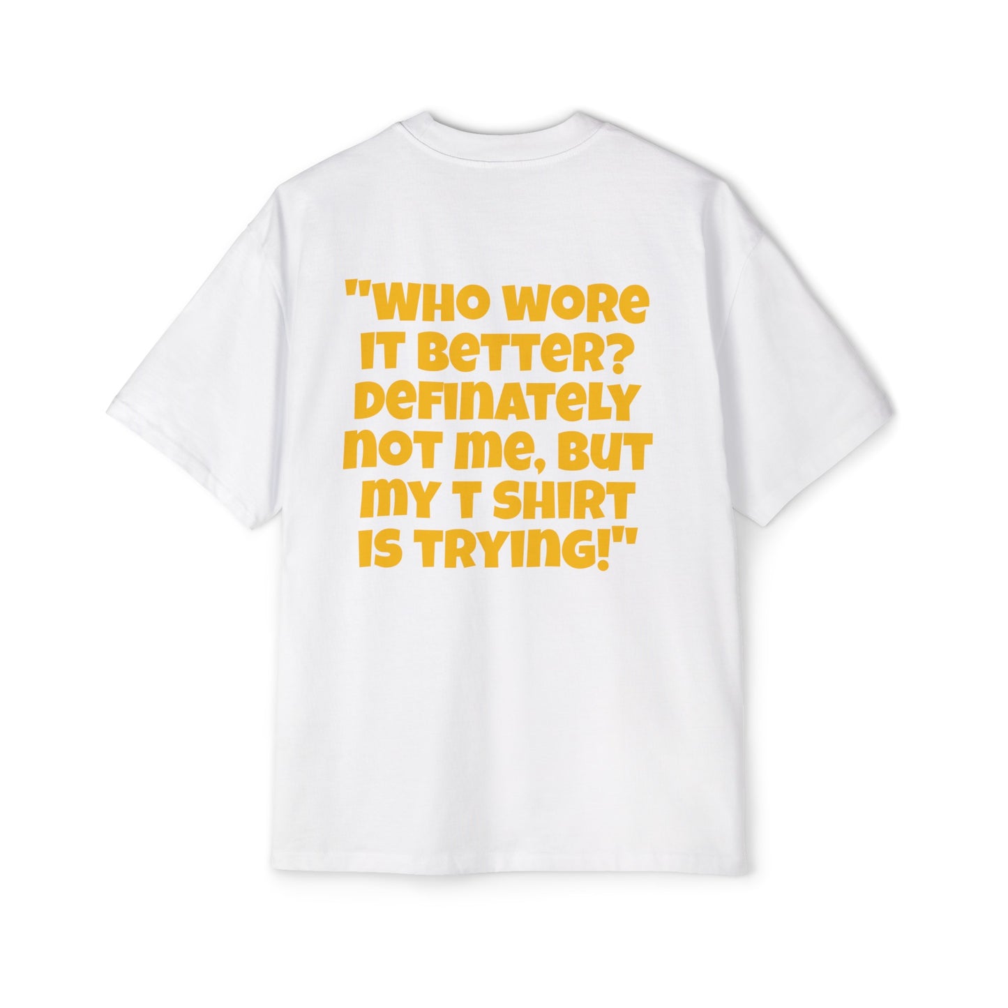 Fashion Week Men's Heavy Oversized Tee by Burning Guitars