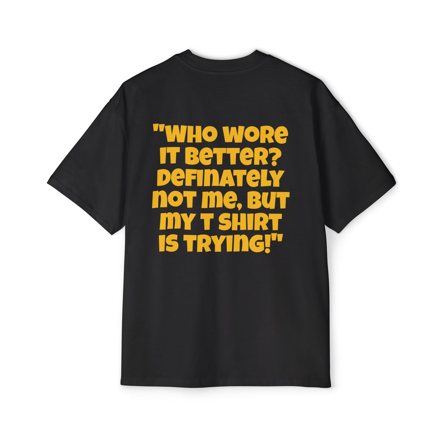 Fashion Week Men's Heavy Oversized Tee by Burning Guitars