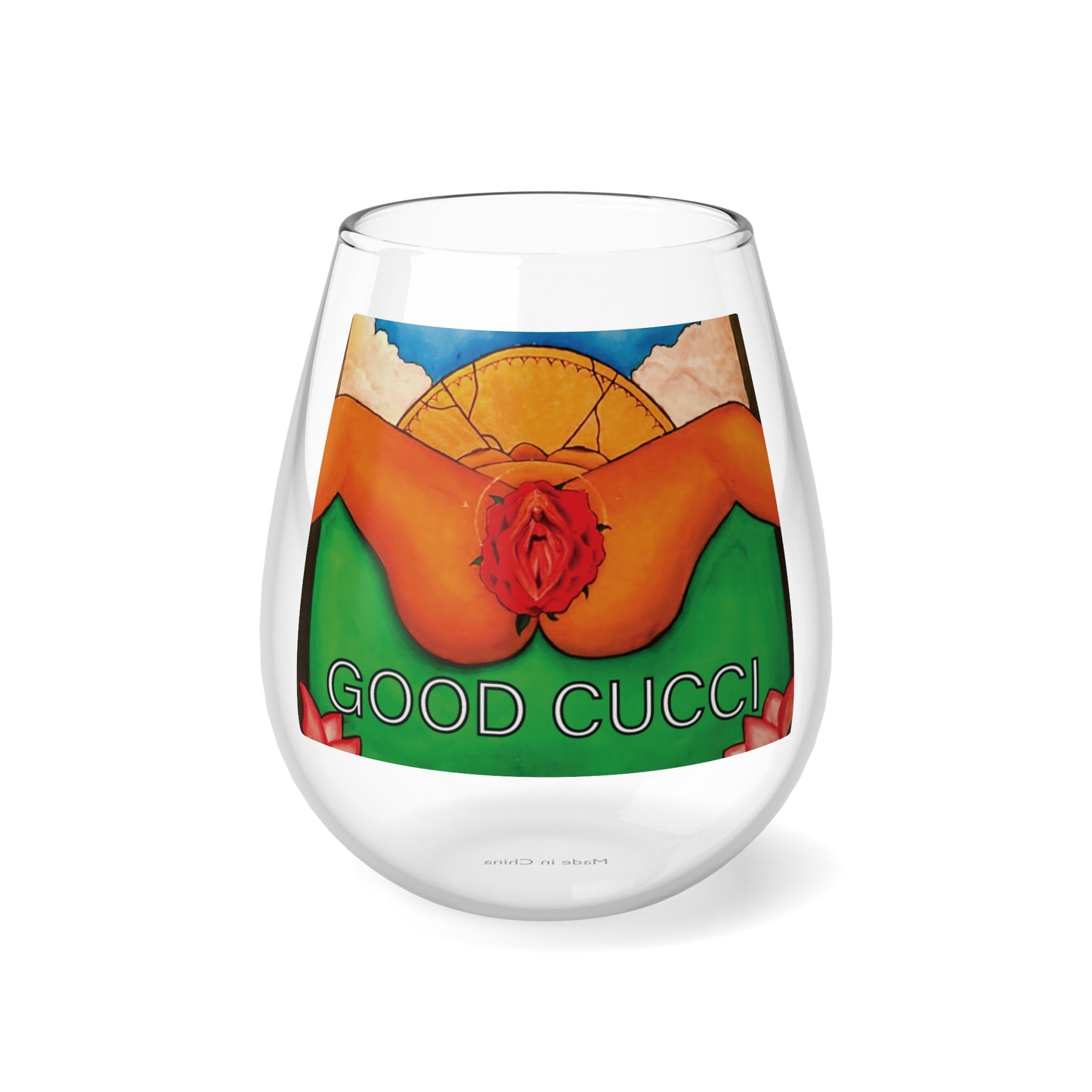 Good Cucci-Stemless Wine Glass, 11.75oz