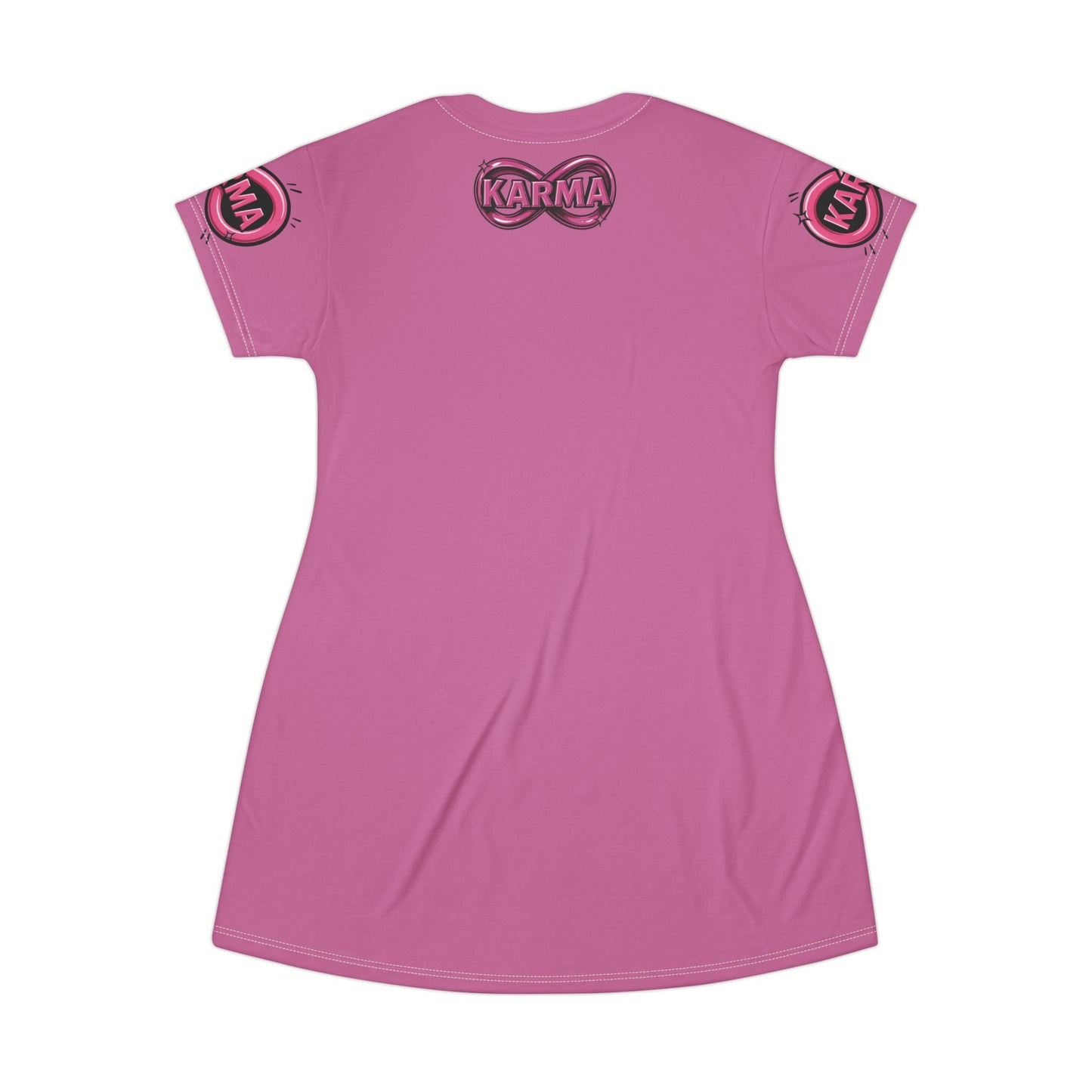 Pink Karma T-Shirt Dress