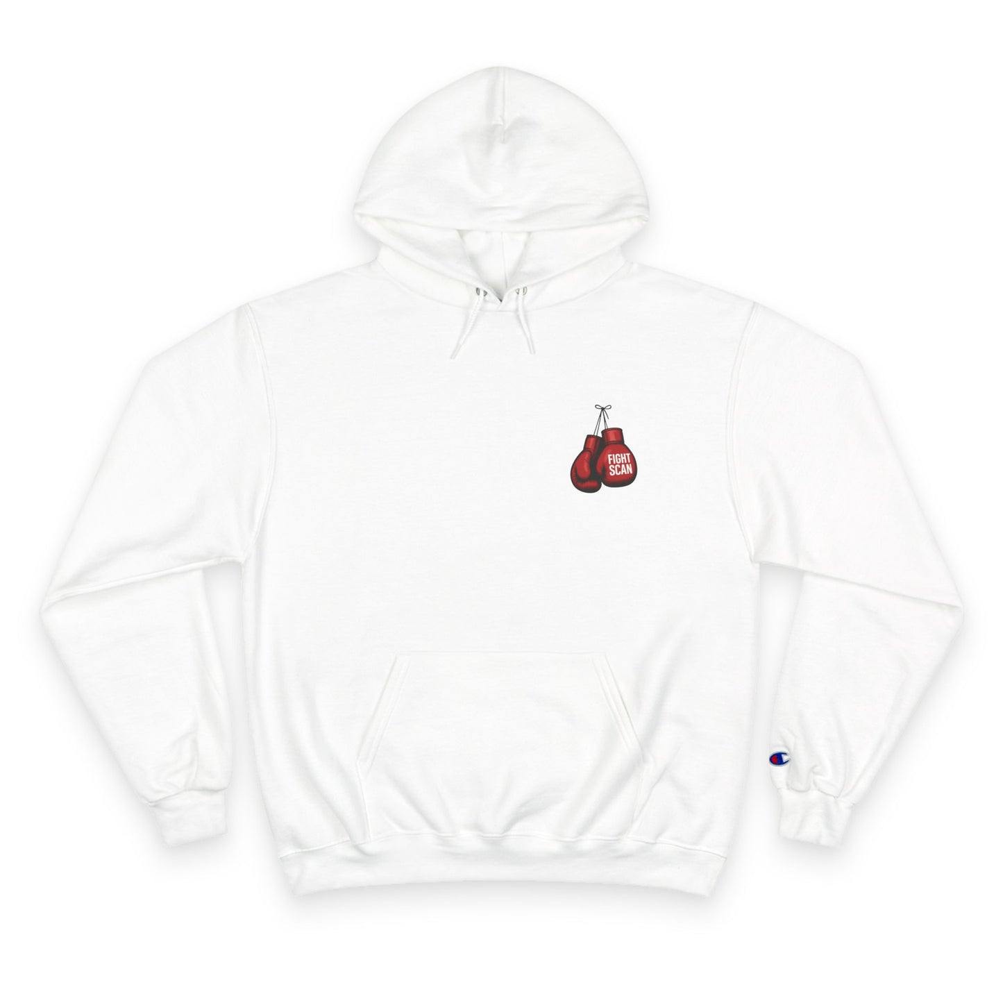Fight Scan Ai Champion Hoodie - Freeway Ricky Ross Fight Scan Collaboration Collection by Smiley Jonez from Burning Guitars