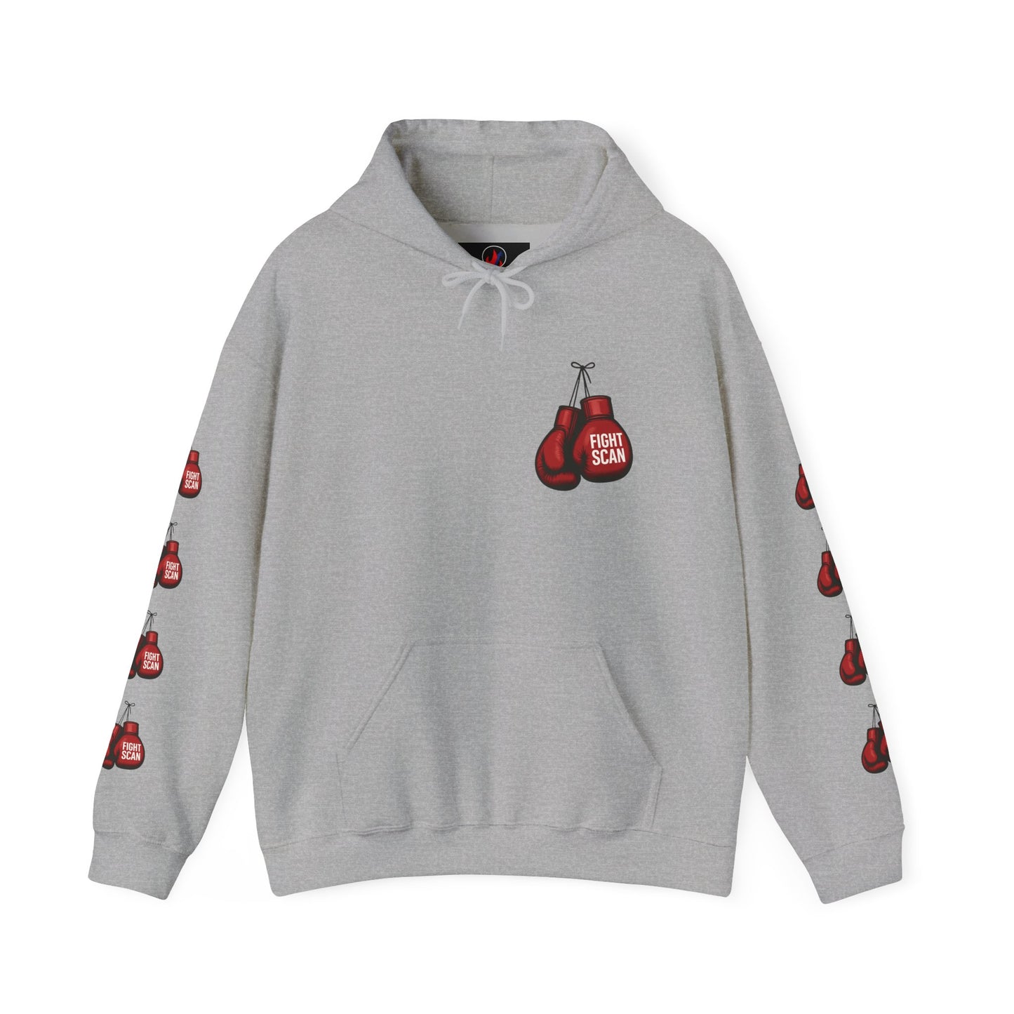 Fight Scan Ai Heavy Hoodie Designed by Smiley Jonez for Freeway Ricky Ross and Damom YLF