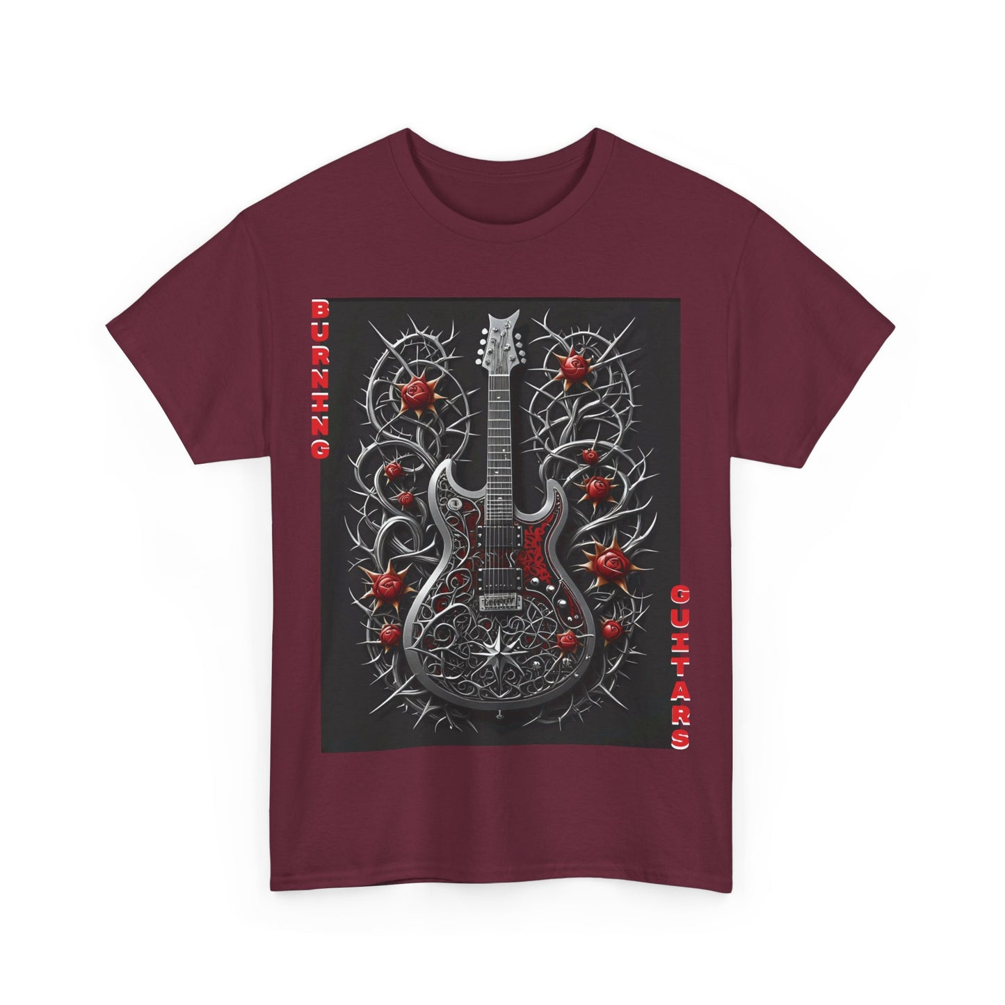 Thorn Guitars Unisex Heavy Cotton Tee by Burning Guitars