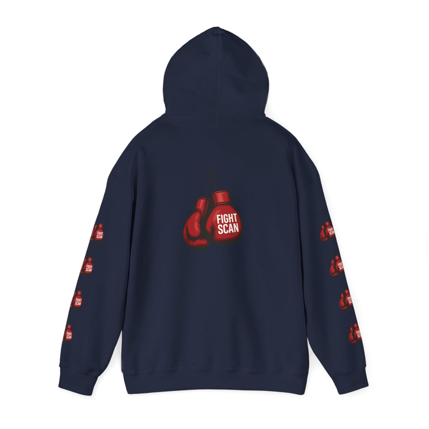 Fight Scan Ai Heavy Hoodie Designed by Smiley Jonez for Freeway Ricky Ross and Damom YLF