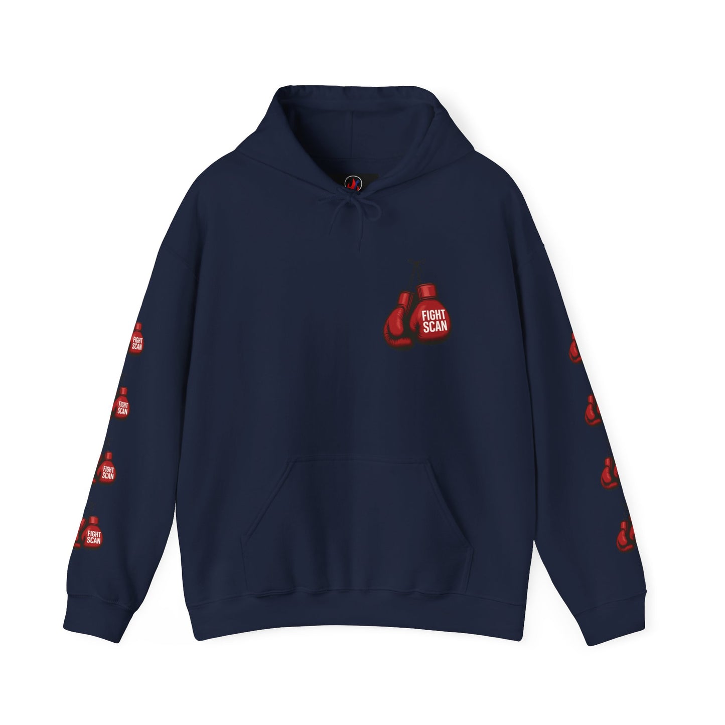 Fight Scan Ai Heavy Hoodie Designed by Smiley Jonez for Freeway Ricky Ross and Damom YLF