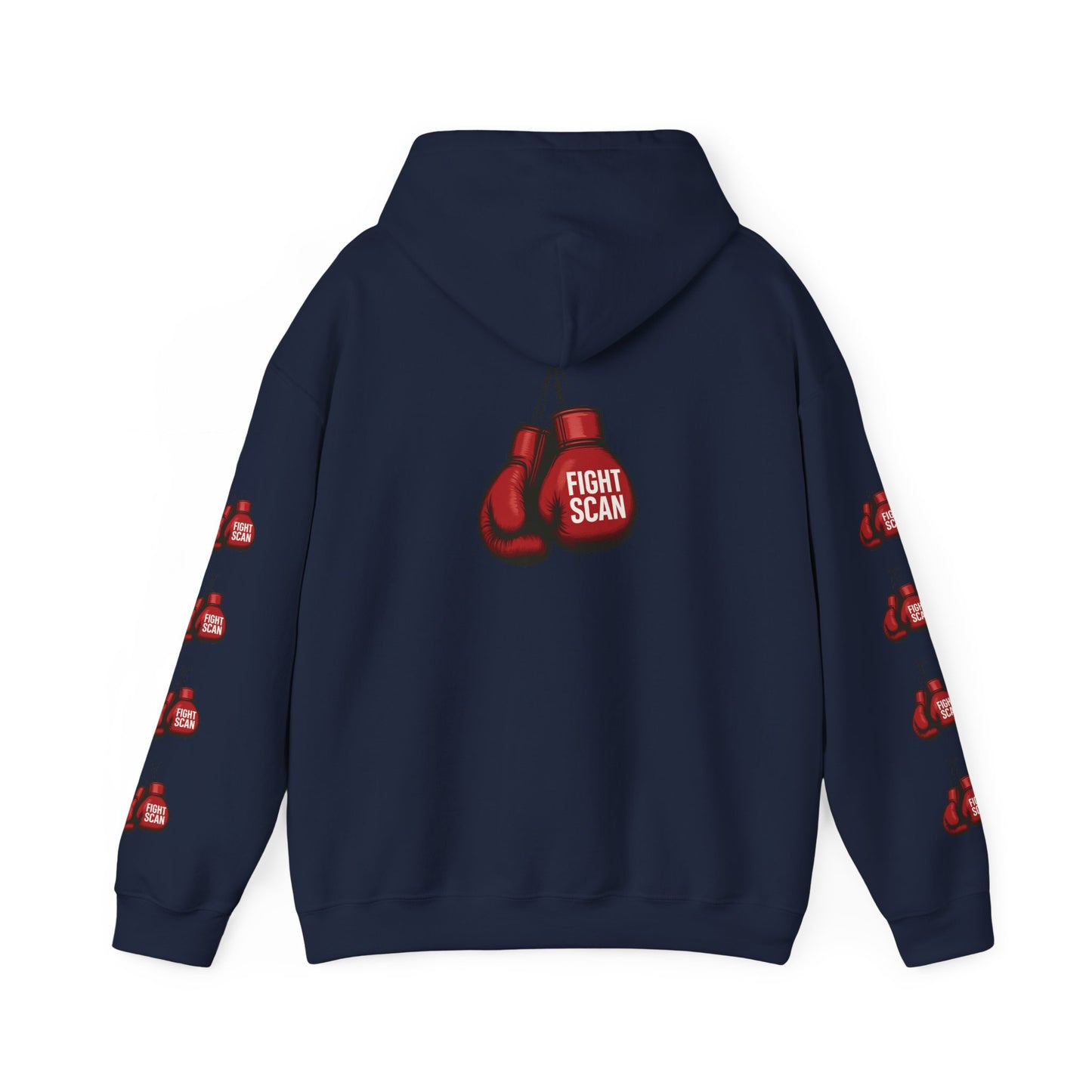 Fight Scan Ai Heavy Hoodie Designed by Smiley Jonez for Freeway Ricky Ross and Damom YLF