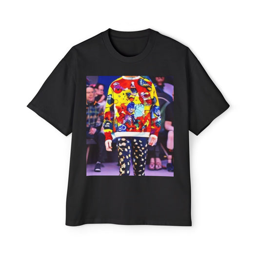 Fashion Week Men's Heavy Oversized Tee by Burning Guitars