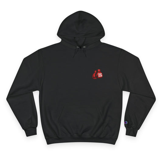 Fight Scan Ai Champion Hoodie - Freeway Ricky Ross Fight Scan Collaboration Collection by Smiley Jonez from Burning Guitars