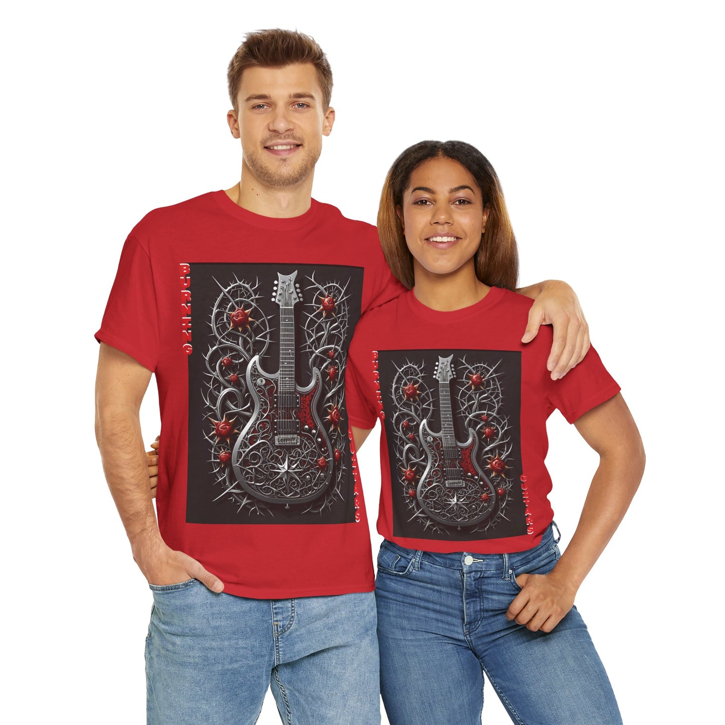 Thorn Guitars Unisex Heavy Cotton Tee by Burning Guitars