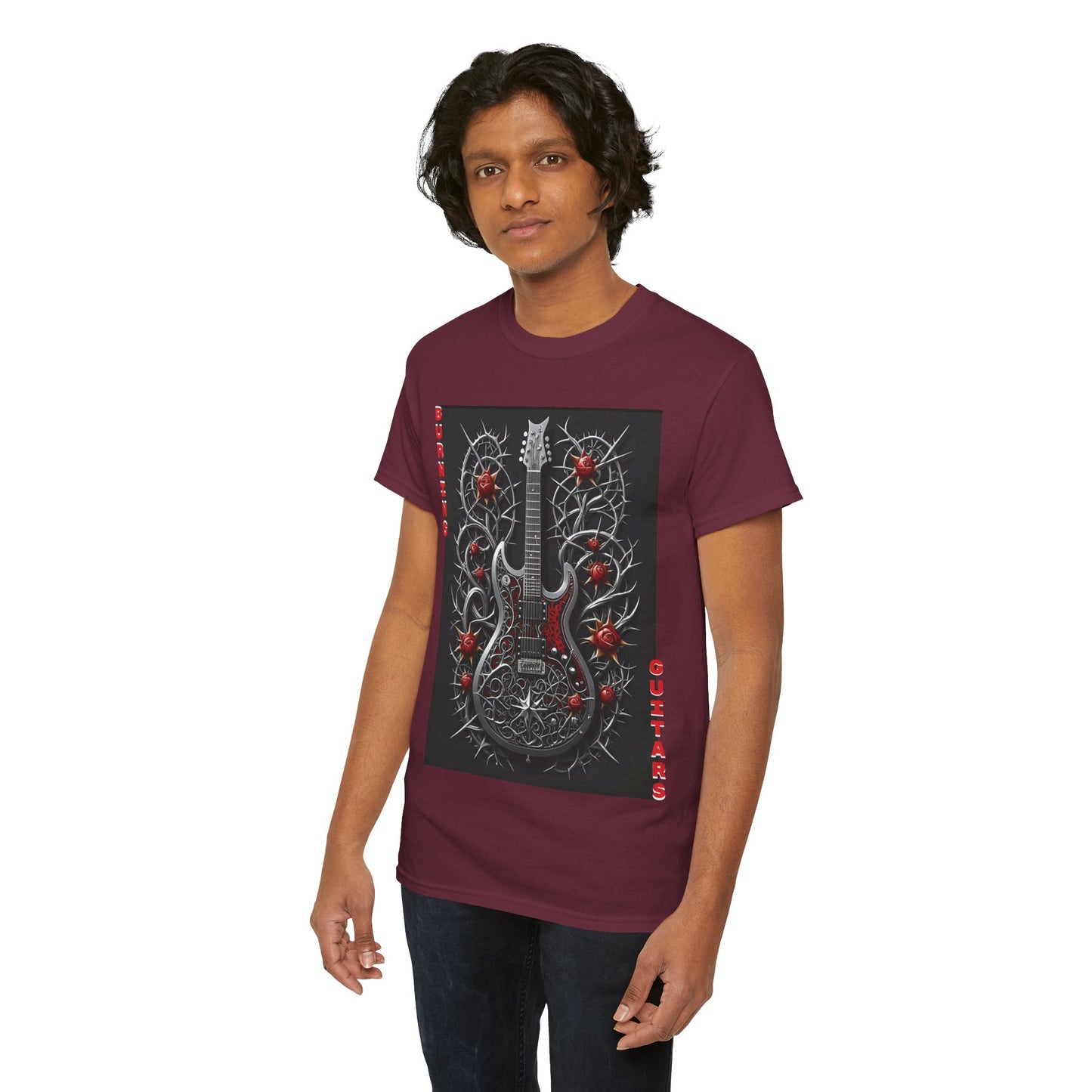 Thorn Guitars Unisex Heavy Cotton Tee by Burning Guitars