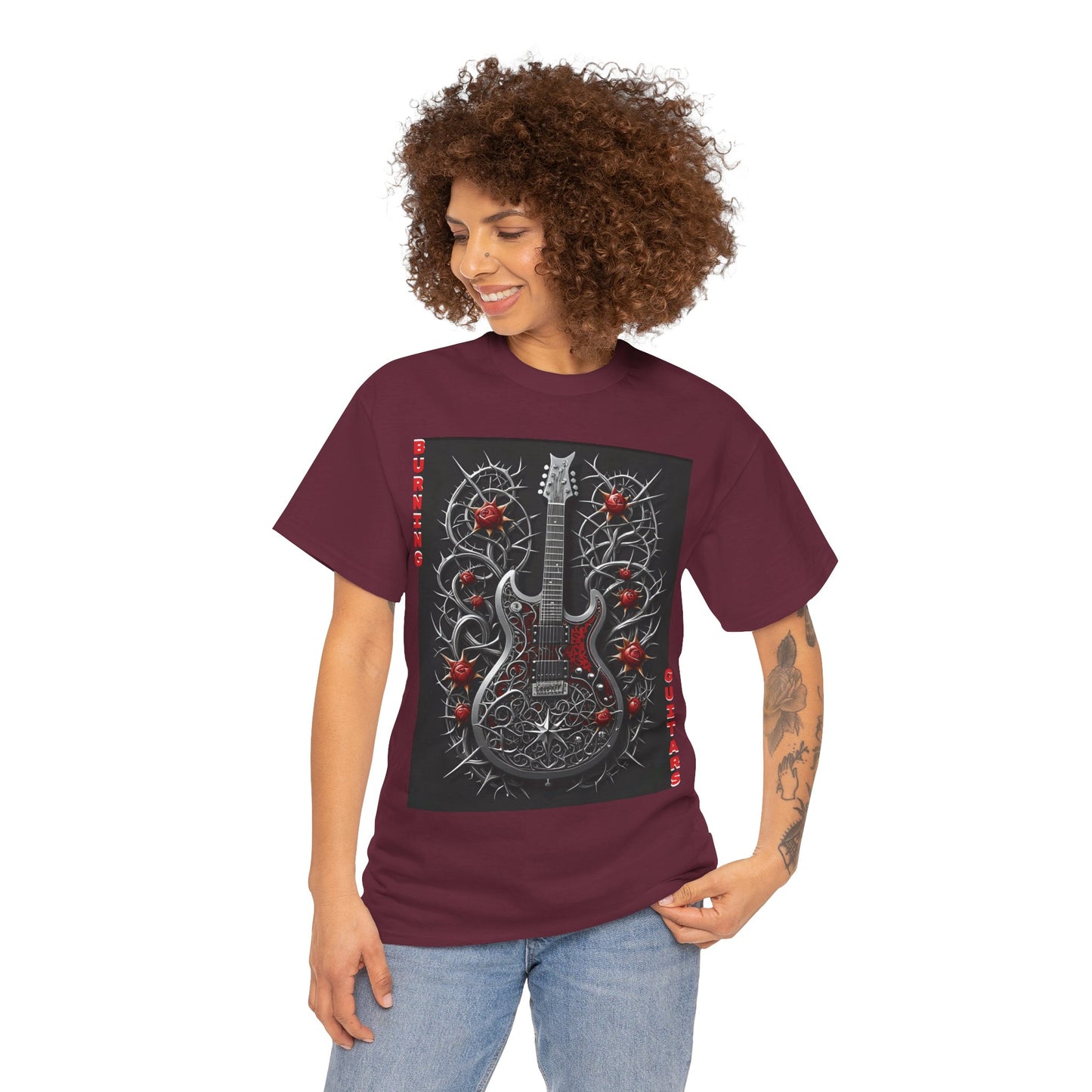 Thorn Guitars Unisex Heavy Cotton Tee by Burning Guitars