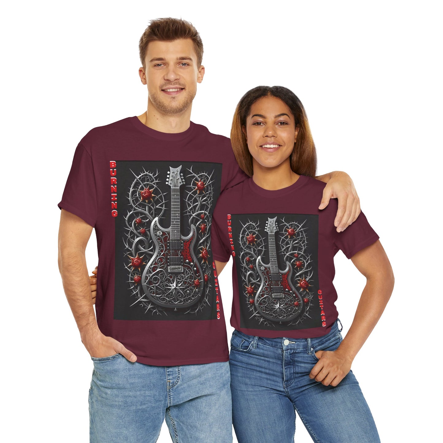 Thorn Guitars Unisex Heavy Cotton Tee by Burning Guitars