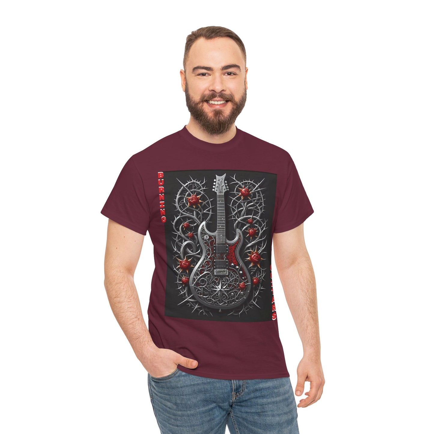 Thorn Guitars Unisex Heavy Cotton Tee by Burning Guitars