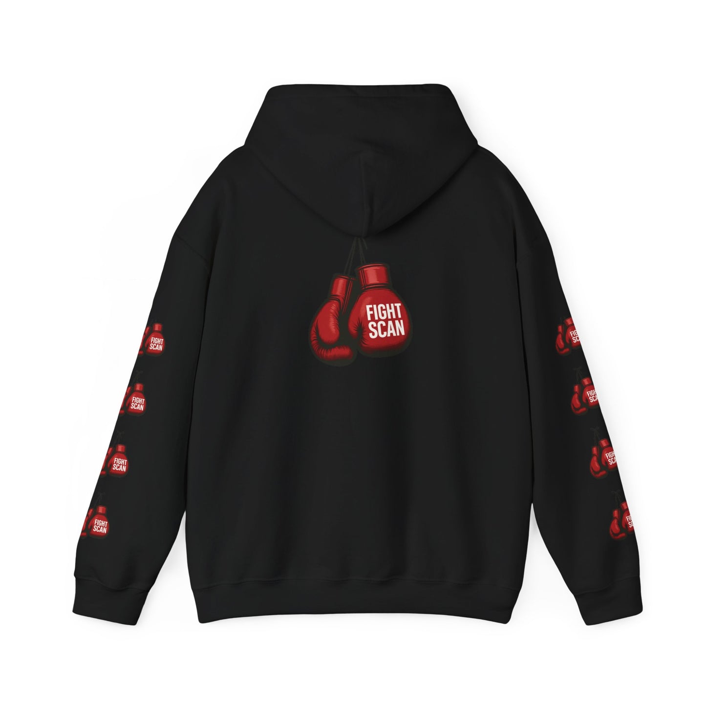 Fight Scan Ai Heavy Hoodie Designed by Smiley Jonez for Freeway Ricky Ross and Damom YLF