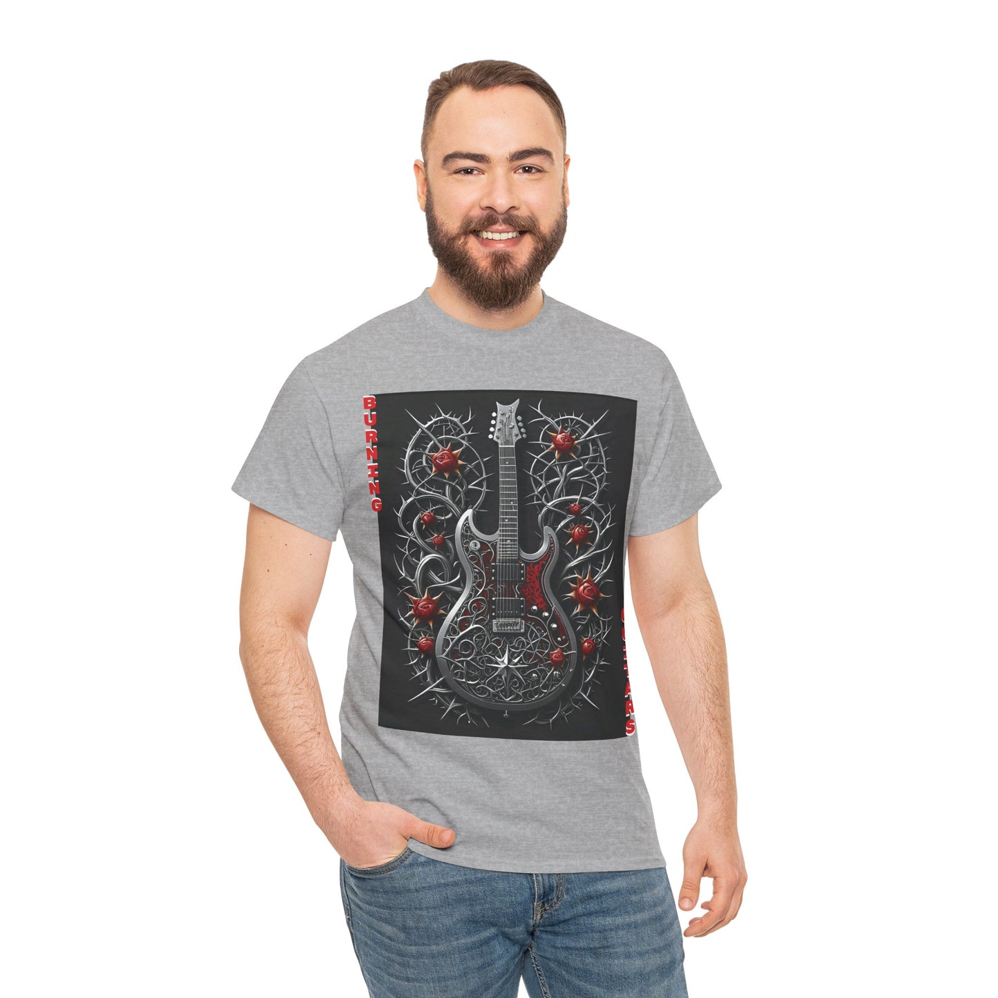 Thorn Guitars Unisex Heavy Cotton Tee by Burning Guitars