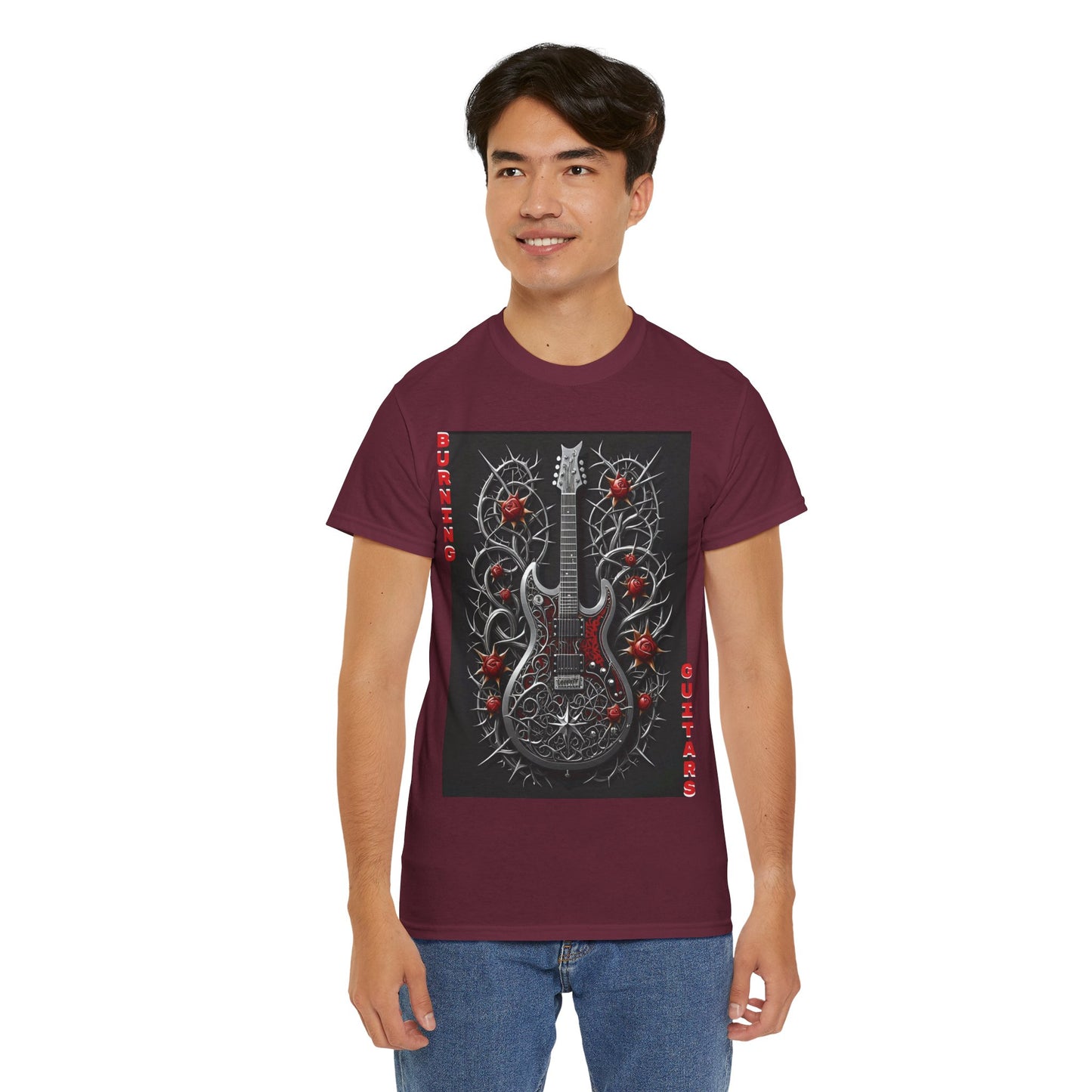 Thorn Guitars Unisex Heavy Cotton Tee by Burning Guitars