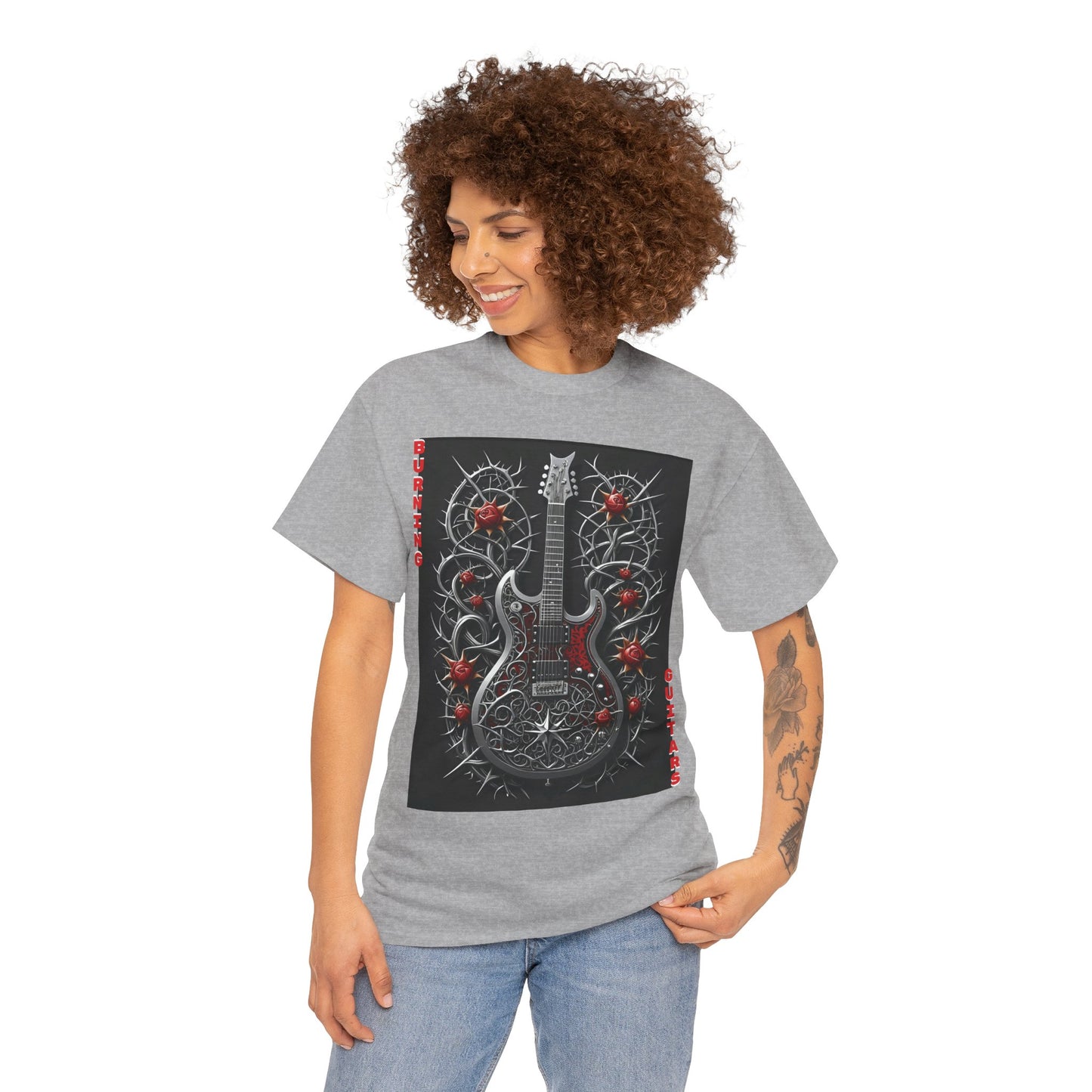 Thorn Guitars Unisex Heavy Cotton Tee by Burning Guitars