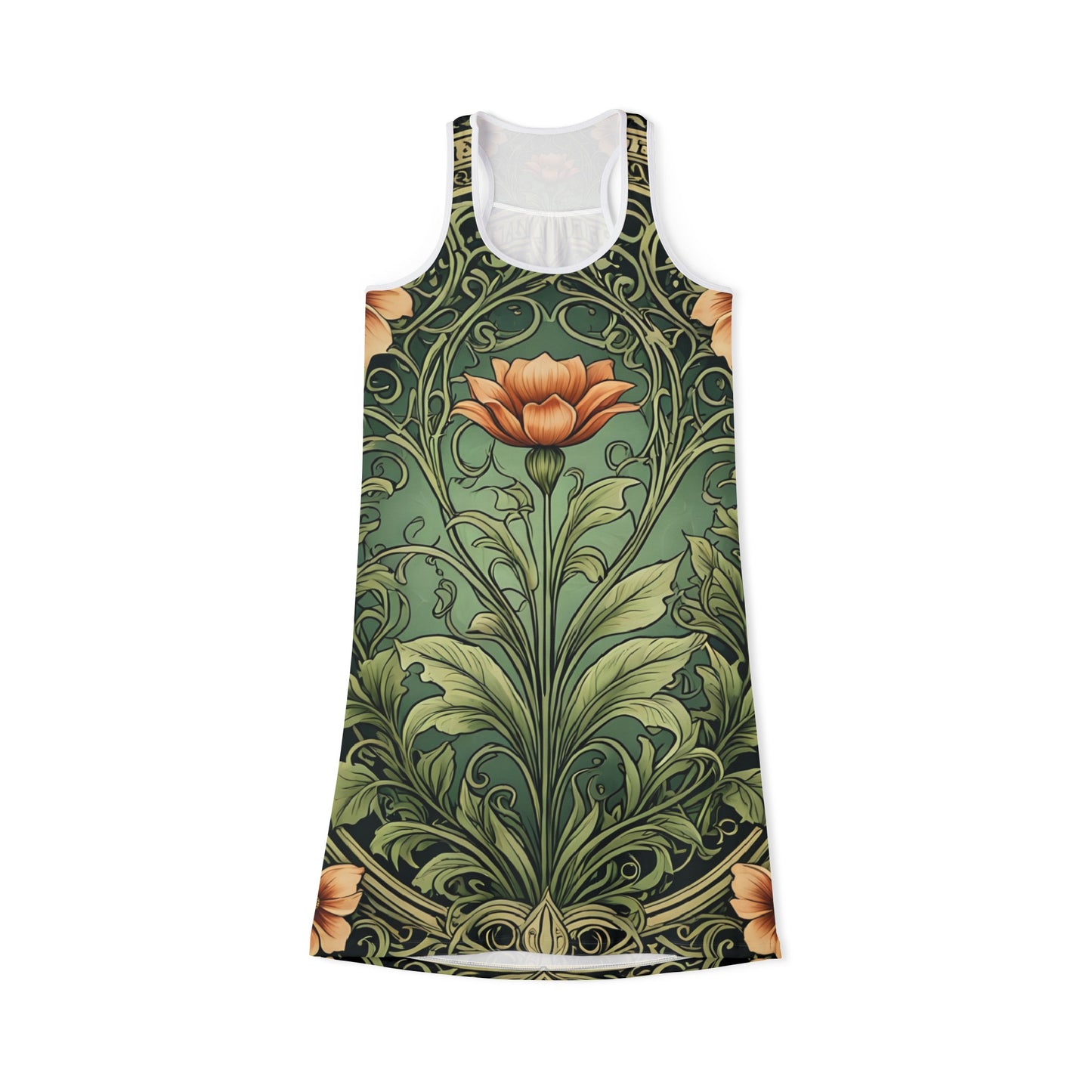 BG Flower Women's Racerback Dress by Burning Guitars