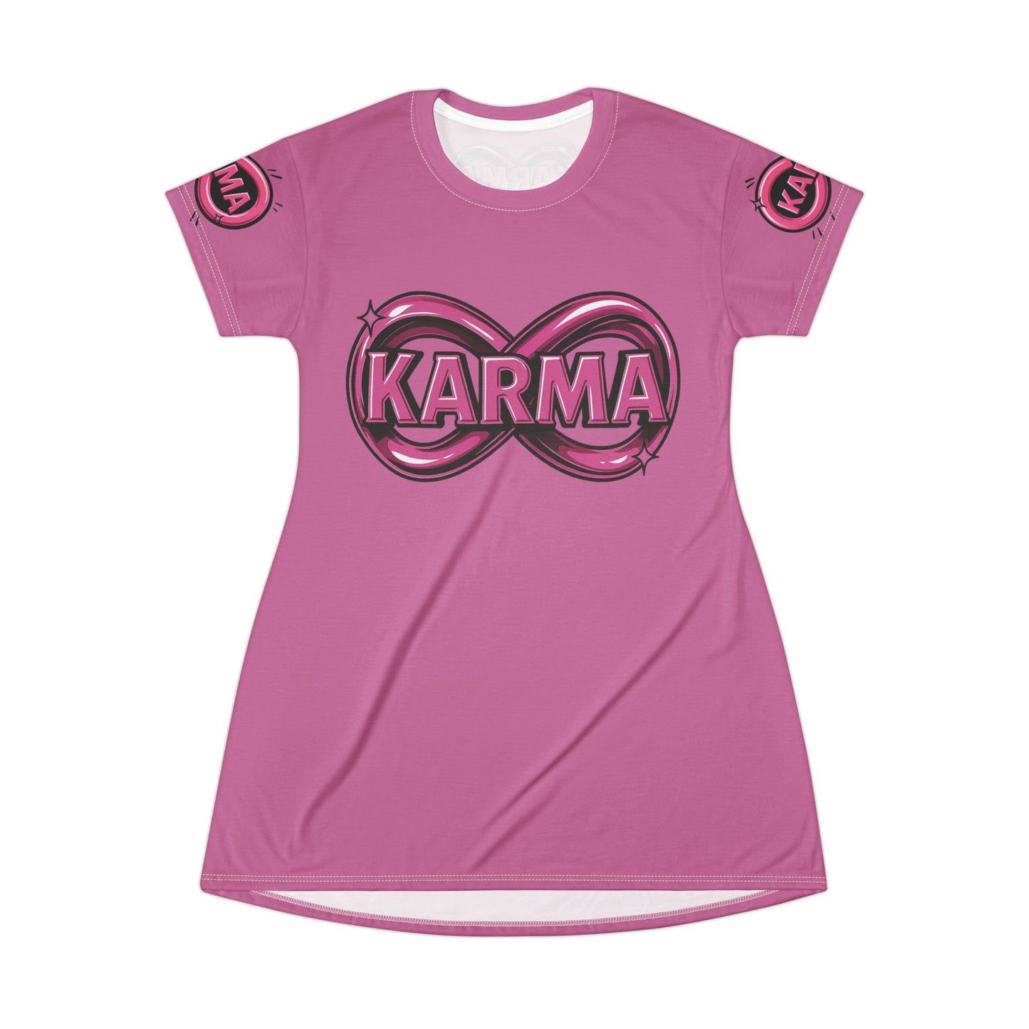 Pink Karma T-Shirt Dress