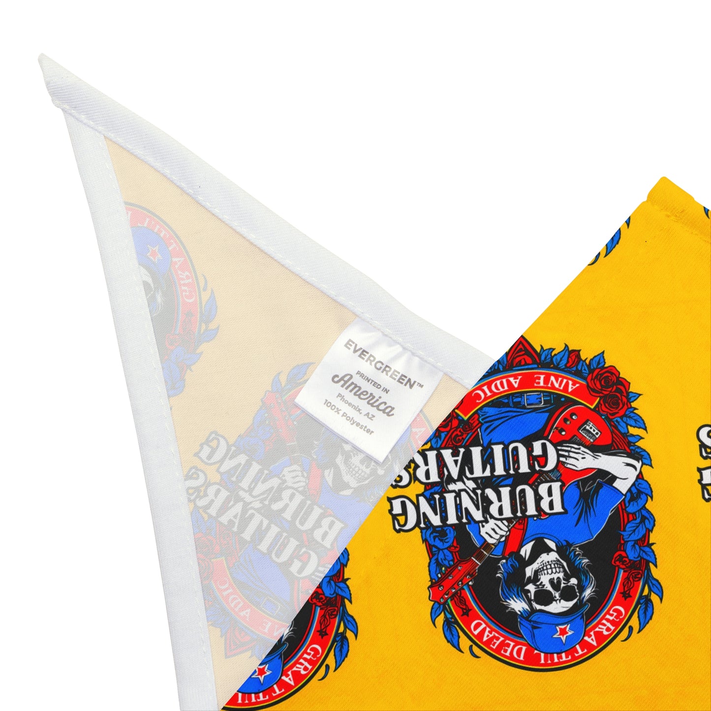 Burning Guitars Rockstar Pet Bandana